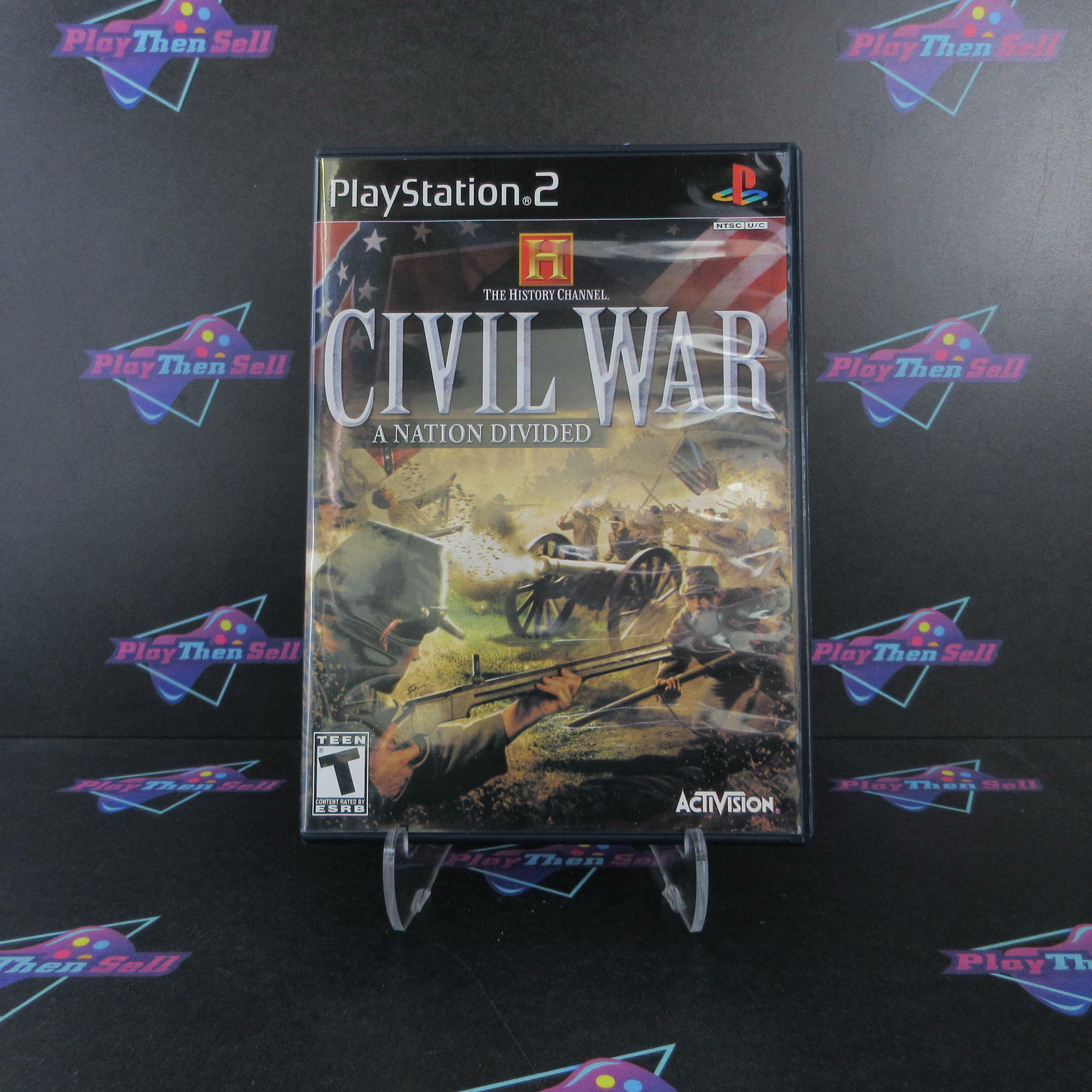 History Channel Civil War A Nation Divided PS2 PlayStation 2 CIB - Excellent