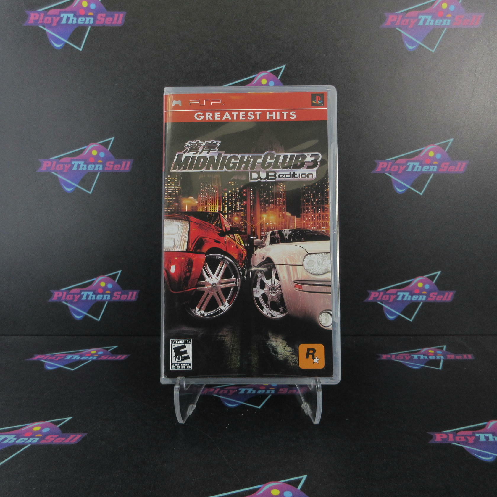 Midnight Club 3 Dub Edition Sony PSP GH Clear UMD Complete - Excellent
