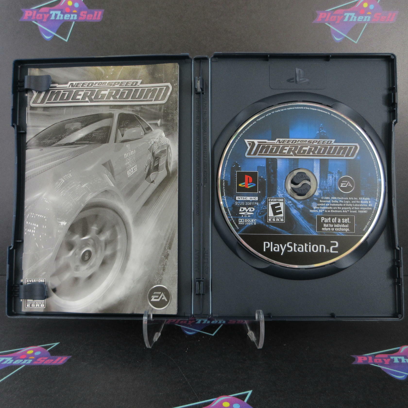 Need for Speed Underground Playstation 2 PS2 Complete - Excellent