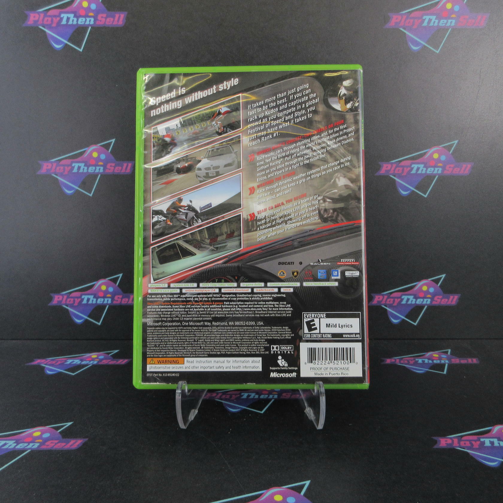Project Gotham Racing 4 Xbox 360 Complete - Excellent