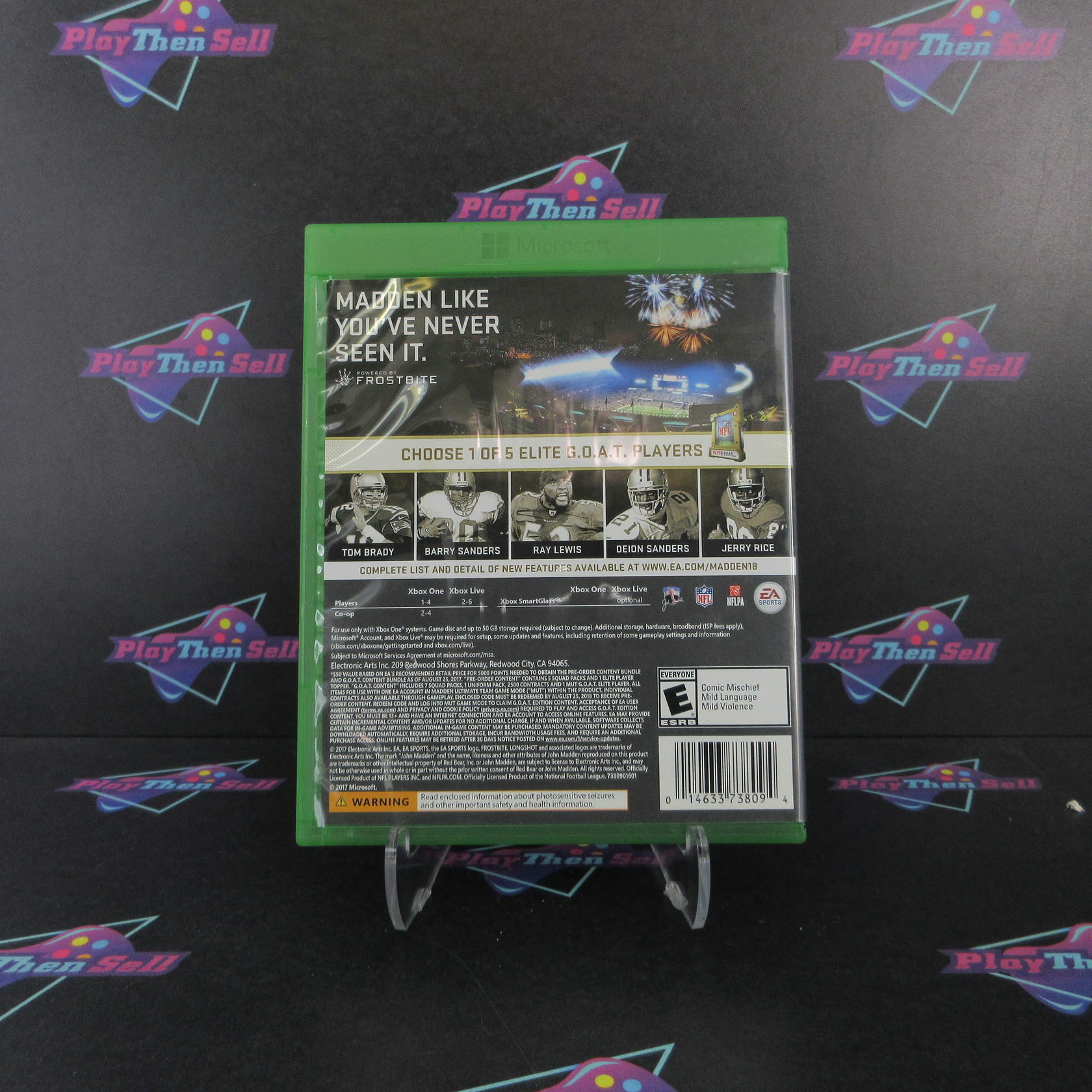 Madden NFL 18 G.O.A.T. Edition Xbox One - Like New