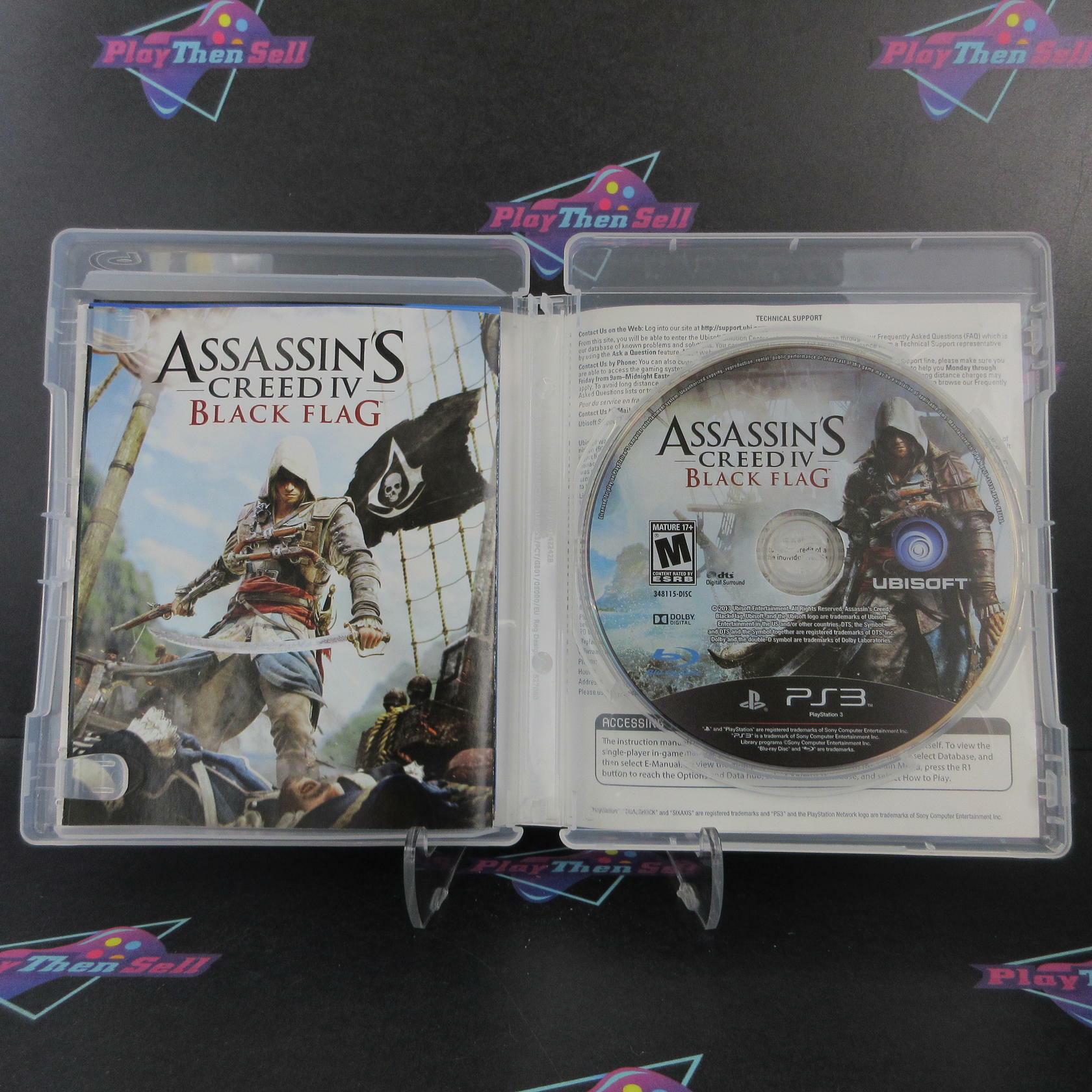 Assassin's Creed IV 4 Black Flag PS3 PlayStation 3 Complete - Excellent