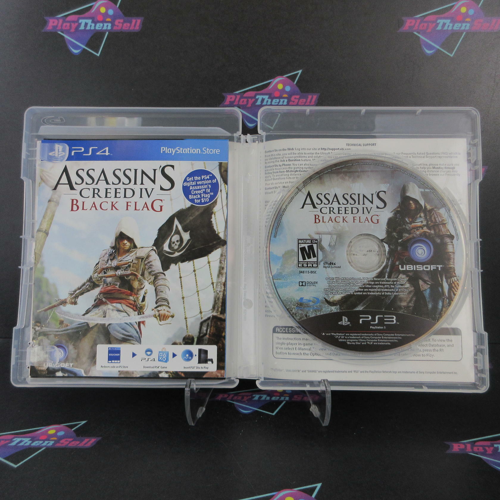 Assassin's Creed IV 4 Black Flag PS3 PlayStation 3 Complete - Excellent