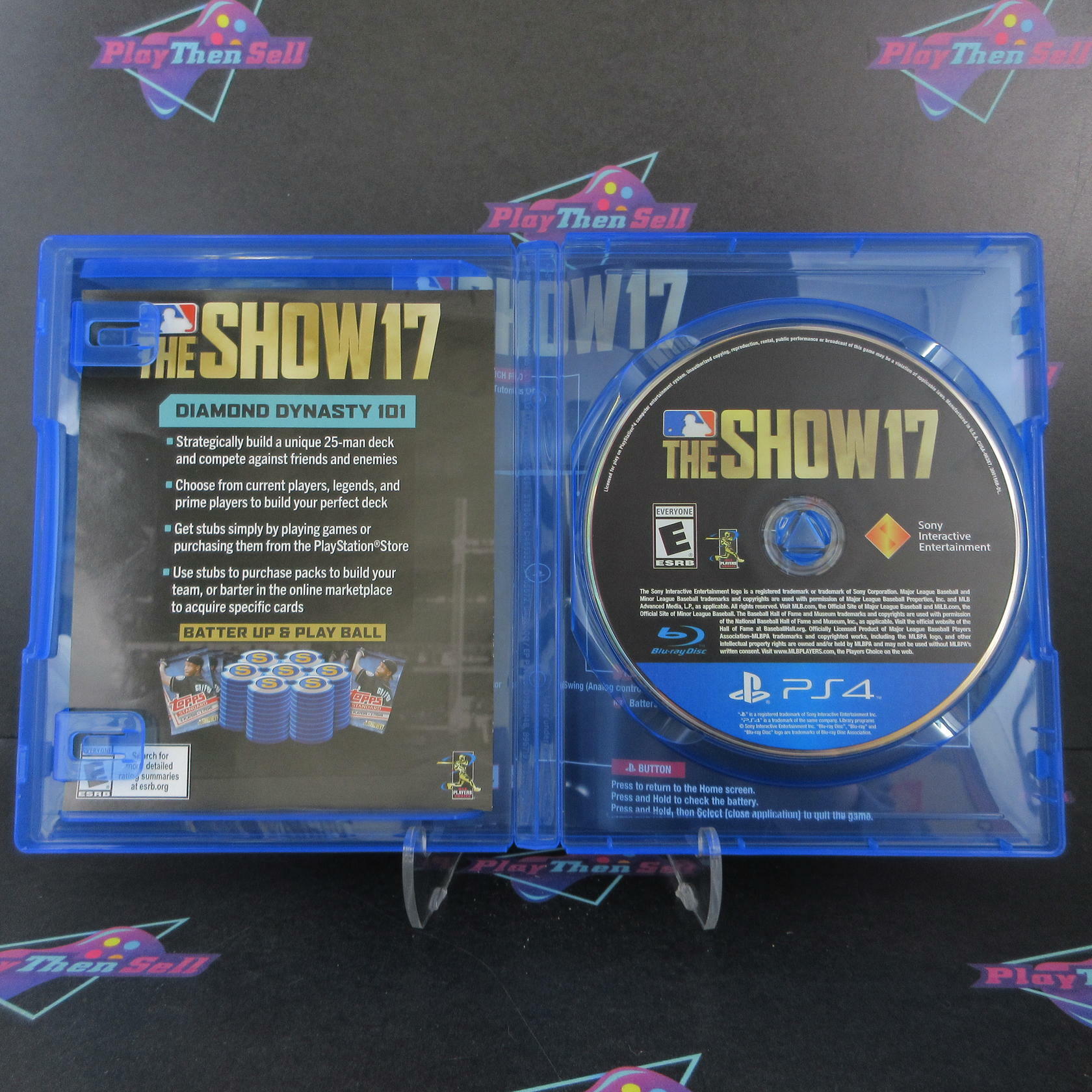 MLB The Show 17 PS4 PlayStation 4 Complete - Excellent