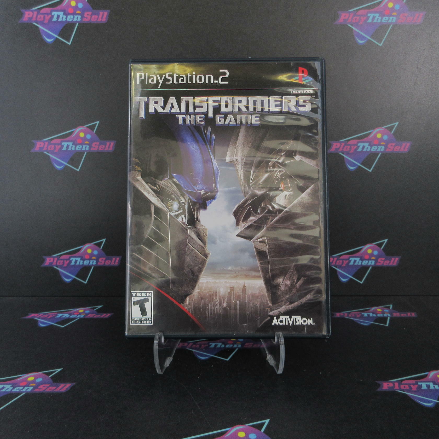 Transformers The Game PS2 PlayStation 2 AD/MD Complete CIB - Very Good