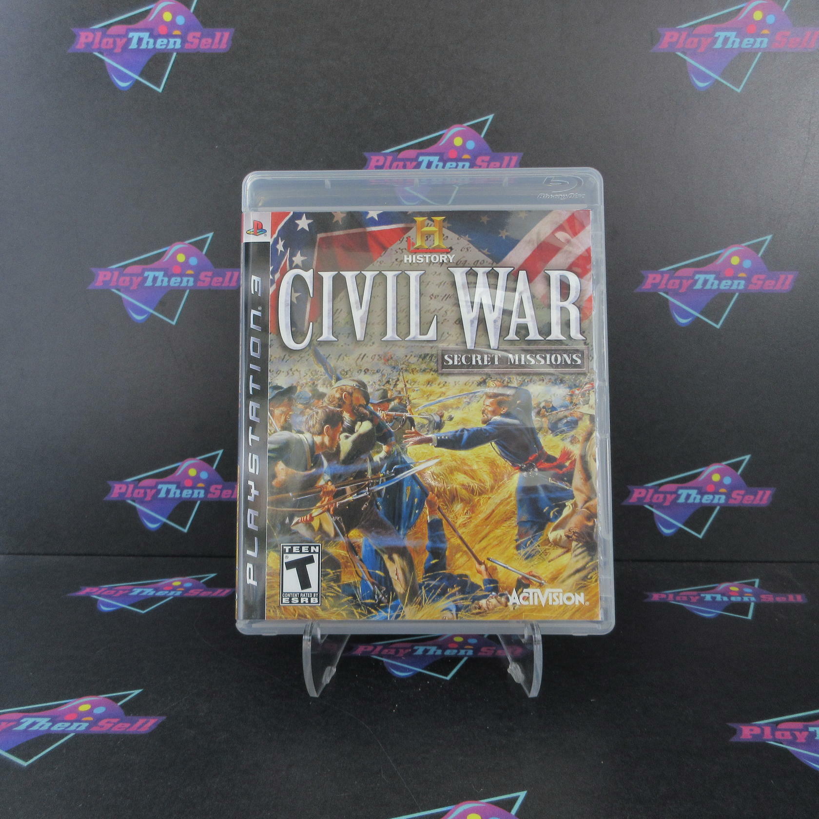 History Channel Civil War Secret Missions PS3 PlayStation 3 Complete - Excellent