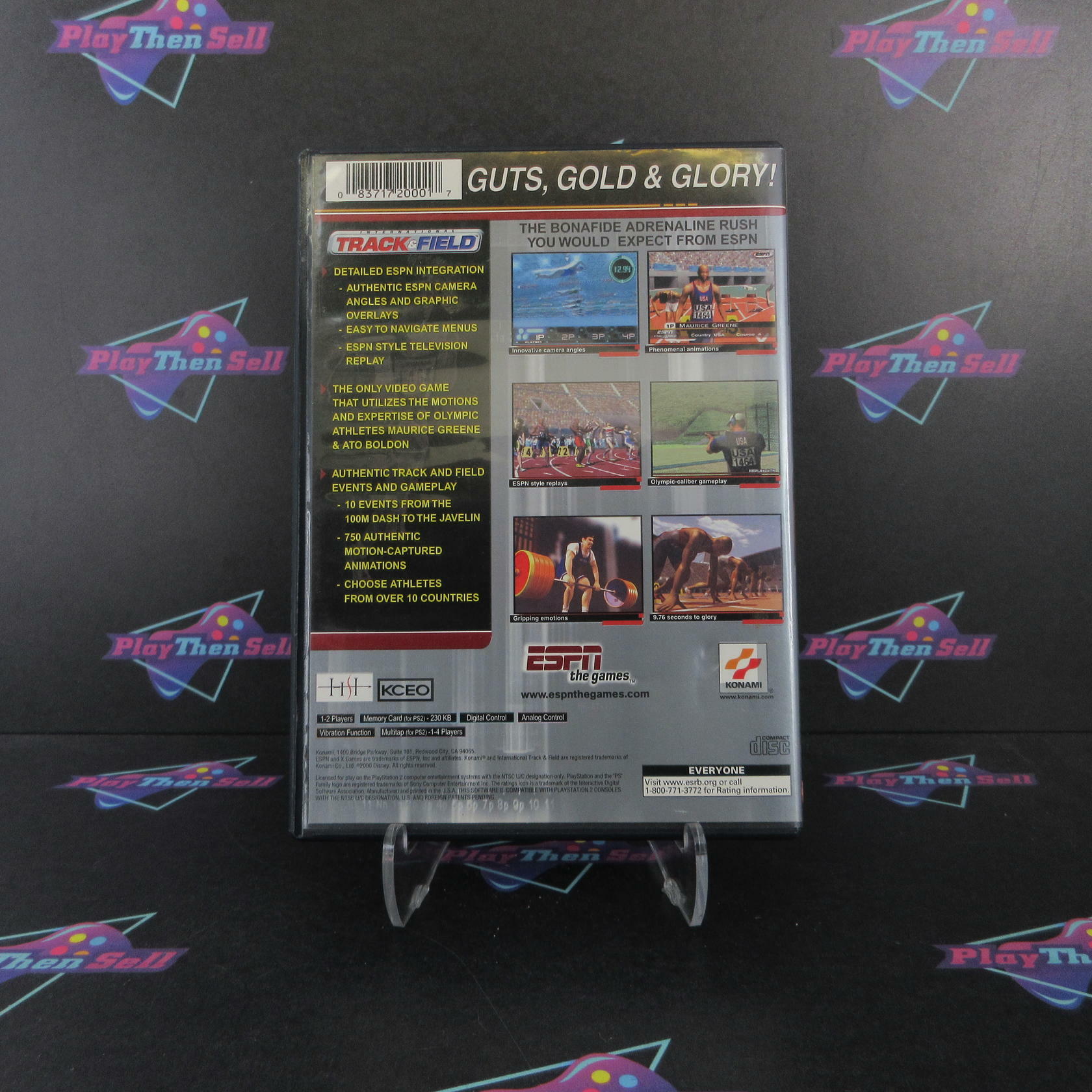 ESPN International Track & Field PS2 PlayStation 2 DD/NM - Very Good