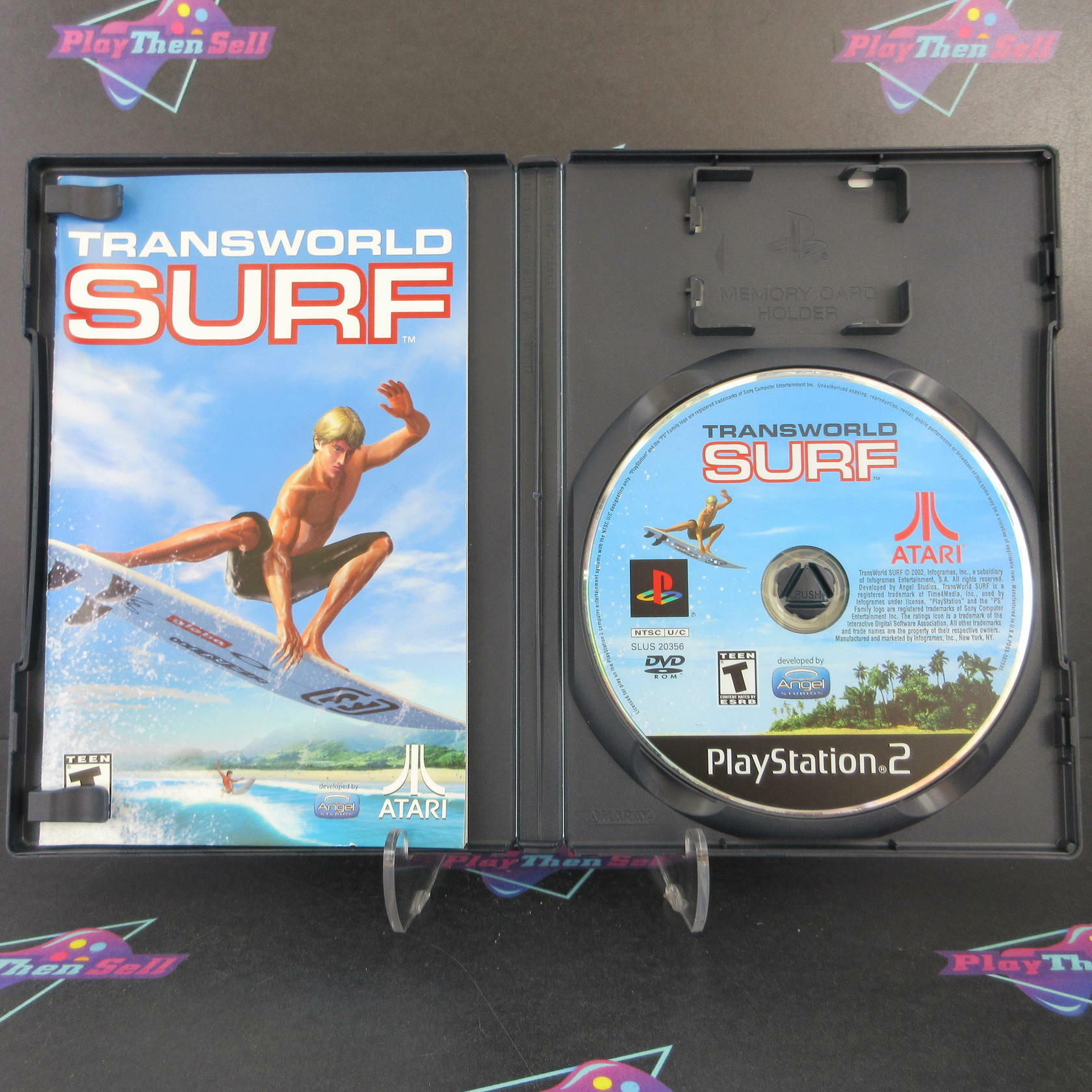 Transworld Surf PS2 PlayStation 2 AD + Reg Card Complete CIB - Very Good