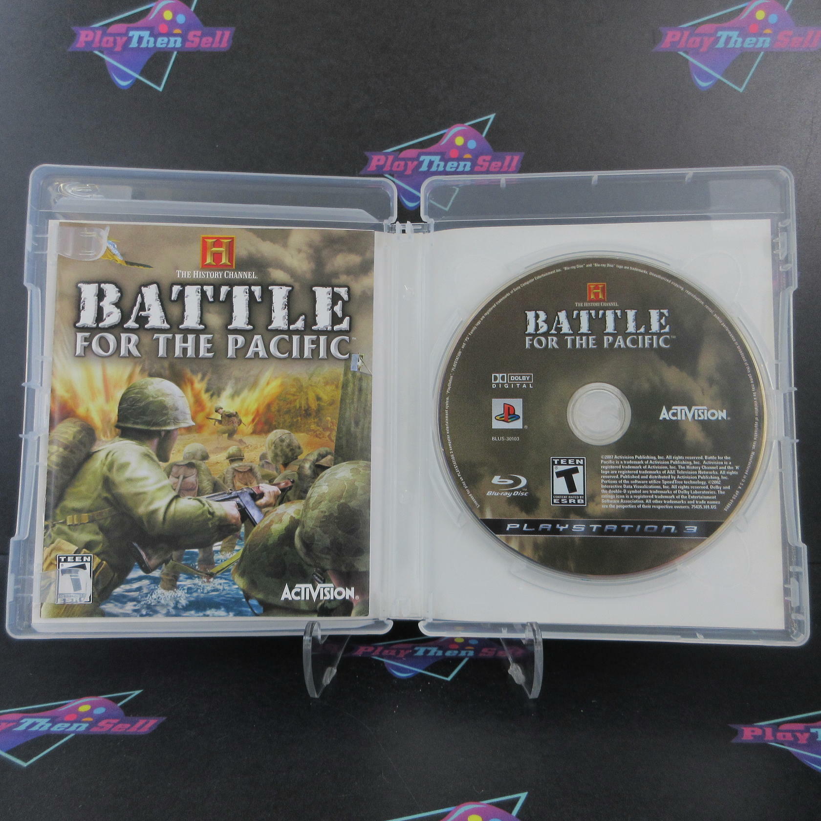 History Channel Battle For the Pacific PS3 PlayStation 3 Complete - Excellent