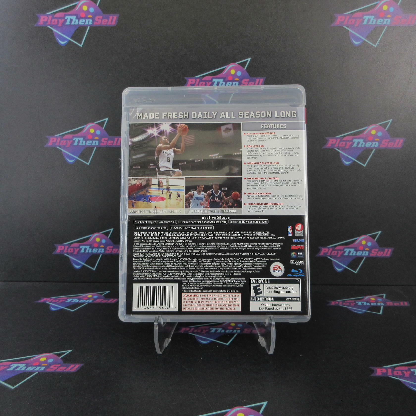 NBA Live 09 PS3 PlayStation 3 Complete - Excellent