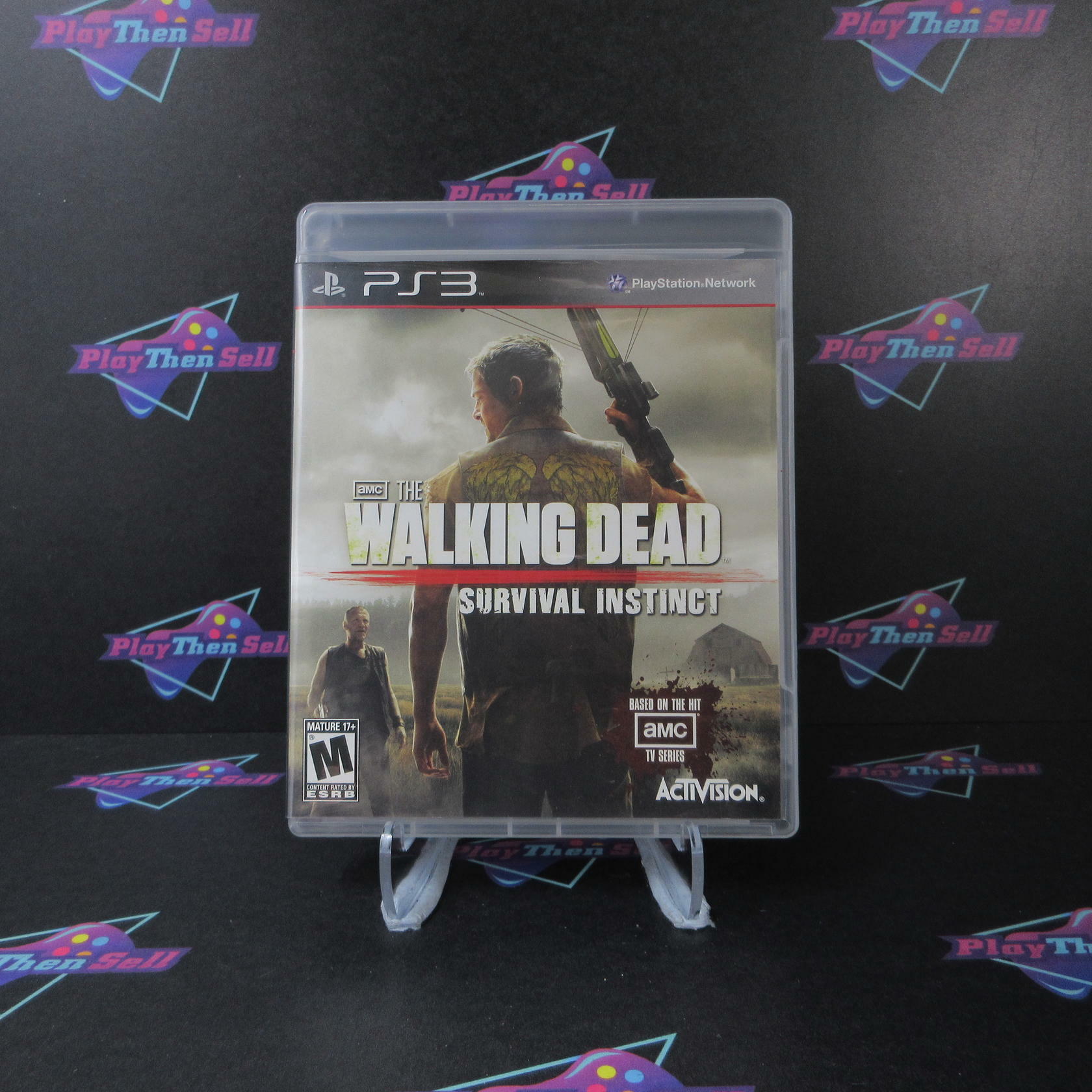 The Walking Dead Survival Instinct PS3 PlayStation 3 AD Complete CIB - Very Good
