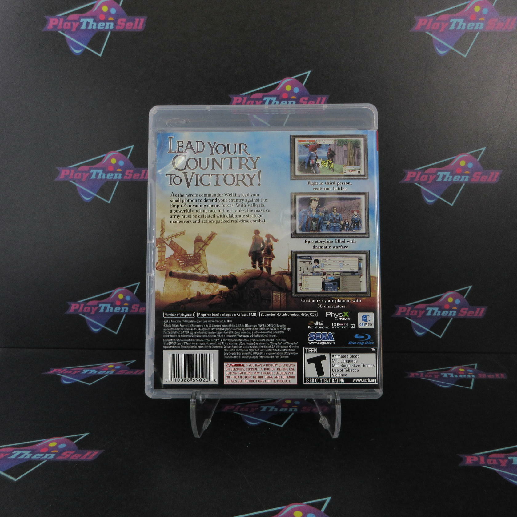 Valkyria Chronicles PS3 PlayStation 3 Complete - Excellent