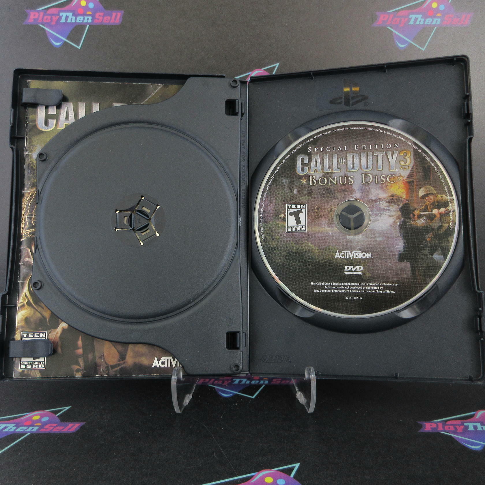 Call of Duty 3 Special Edition GH PS2 PlayStation 2 MD + Bonus Disc Complete CIB - Very Good