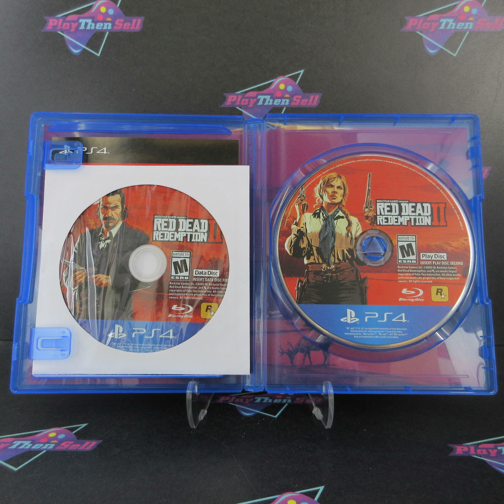 Red Dead Redemption 2 PS4 PlayStation 4 + Map Complete - Excellent