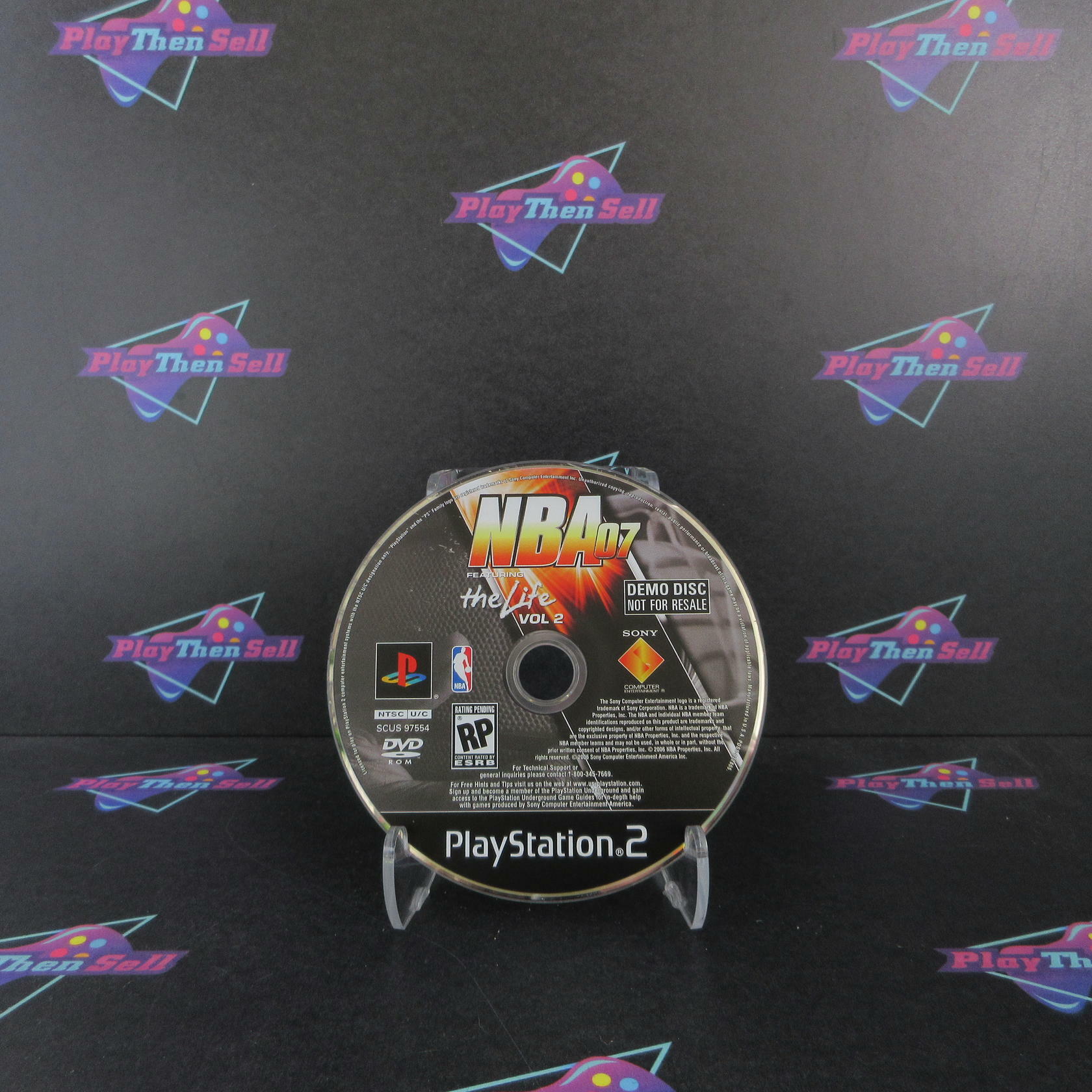 NBA 07 The Life Vol 2 PS2 PlayStation 2 In Sleeve AD - Very Good
