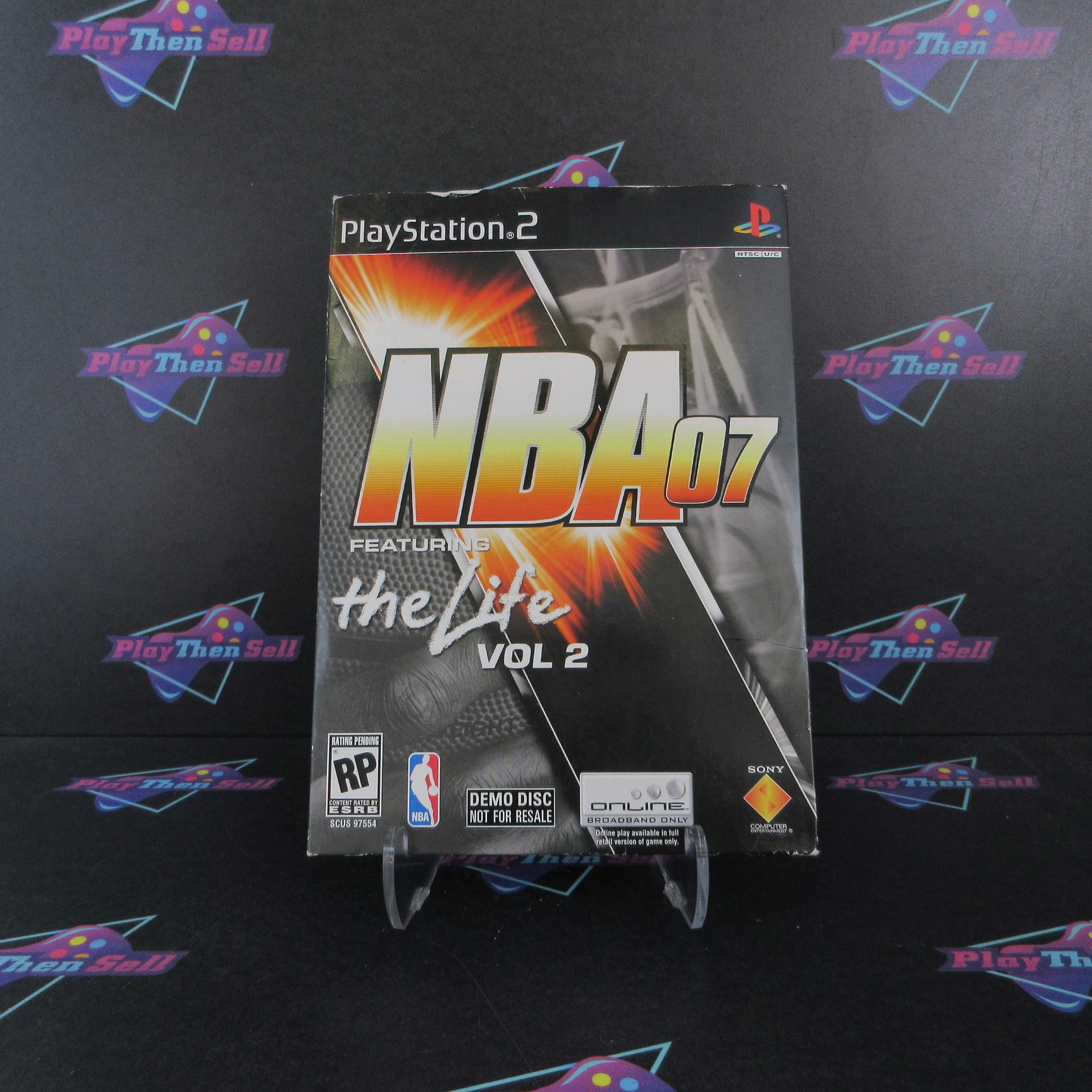 NBA 07 The Life Vol 2 PS2 PlayStation 2 In Sleeve AD - Very Good