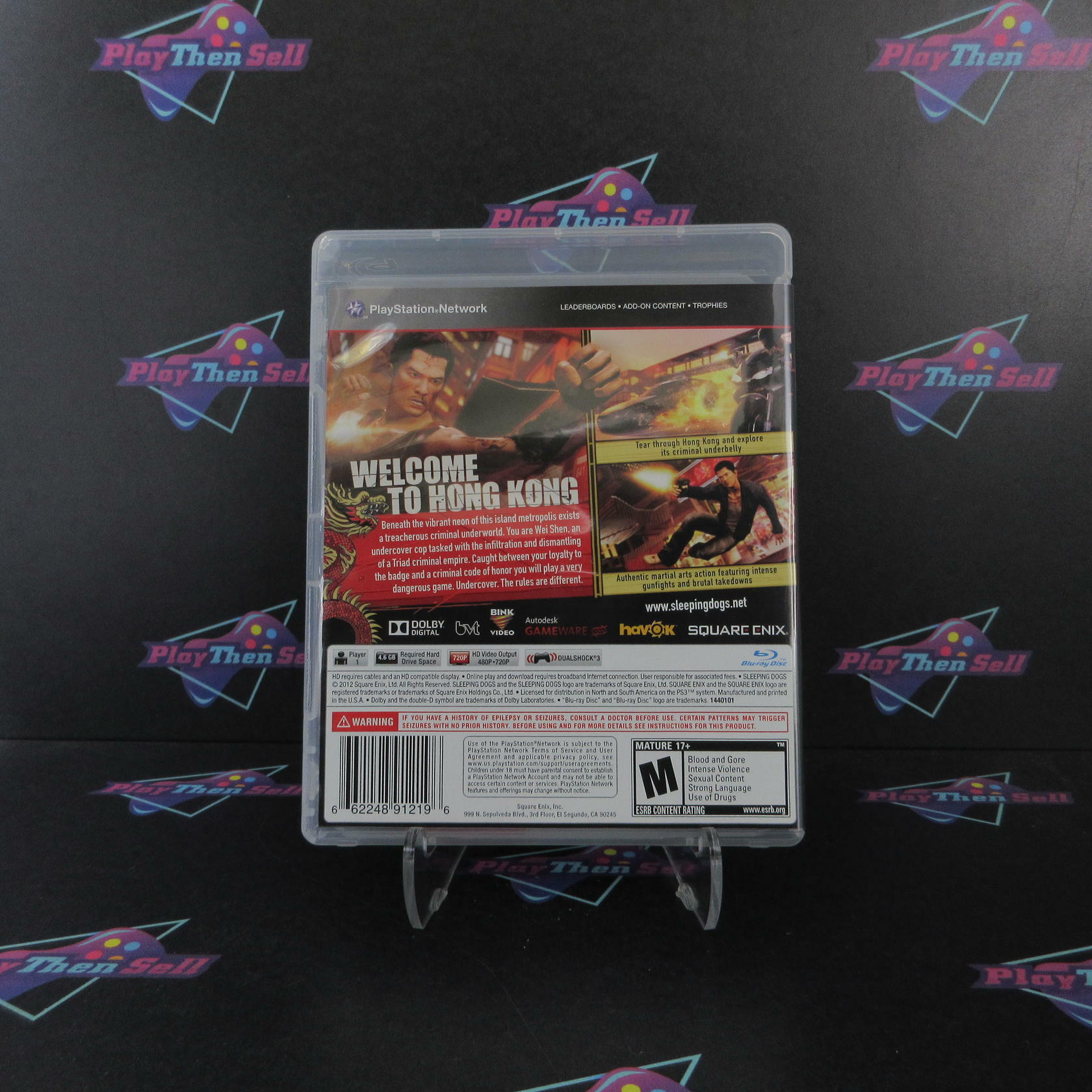 Sleeping Dogs Walmart Edition PS3 PlayStation 3 Complete - Excellent