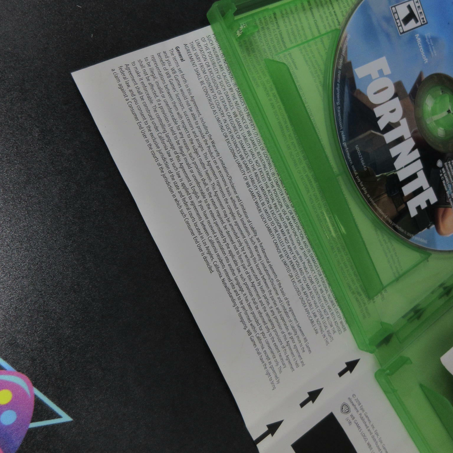 Fortnite Deep Freeze Bundle Xbox One AD Complete CIB - Very Good