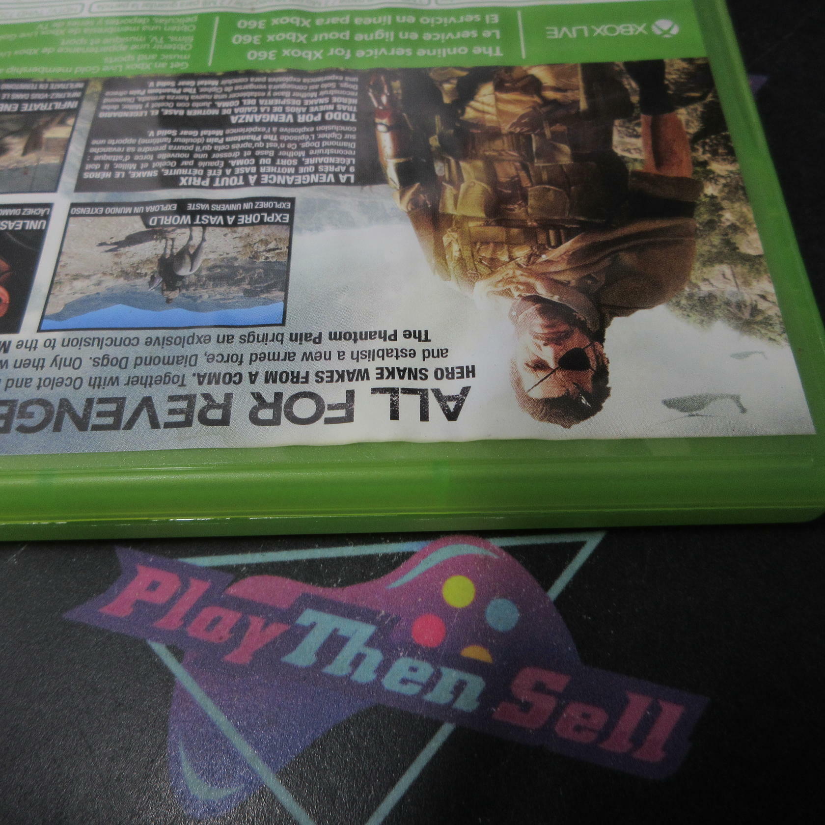 Metal Gear Solid V The Phantom Pain Xbox 360 AD Complete CIB - Very Good