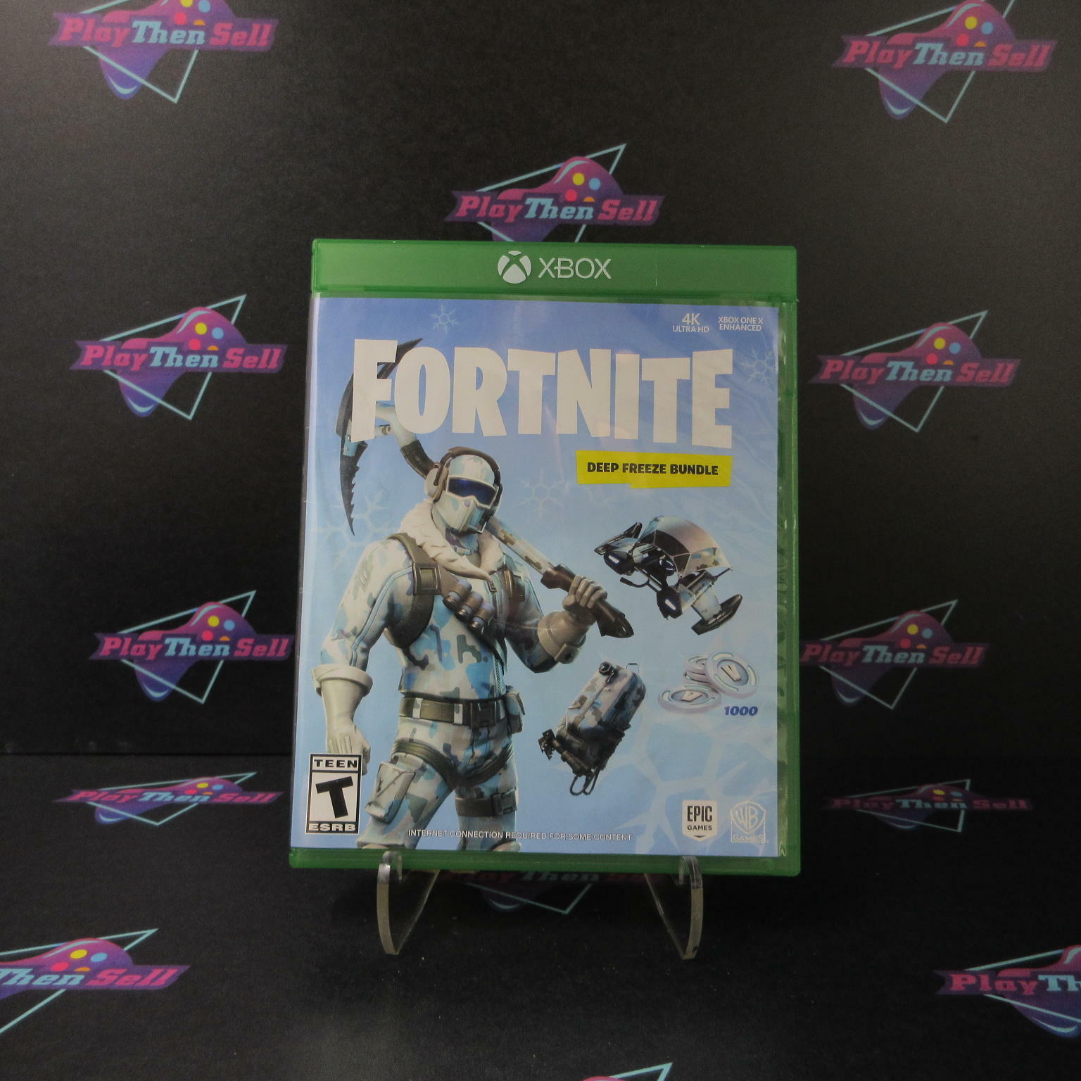 Fortnite Deep Freeze Bundle Xbox One AD Complete CIB - Very Good