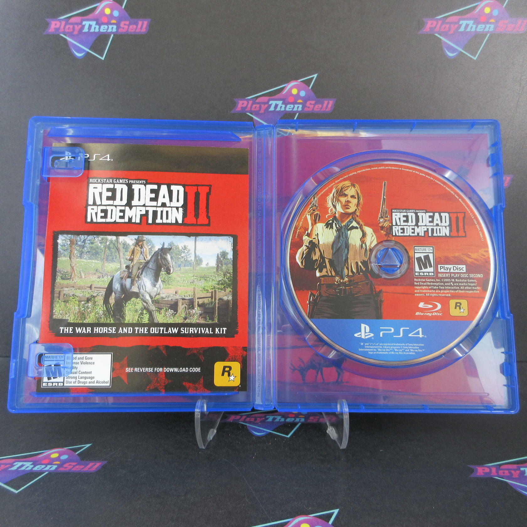 Red Dead Redemption 2 PS4 PlayStation 4 + Map Complete - Excellent