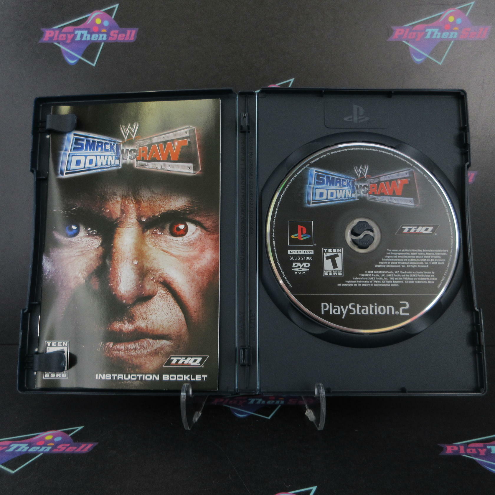 WWE SmackDown vs Raw PS2 PlayStation 2 Complete - Excellent