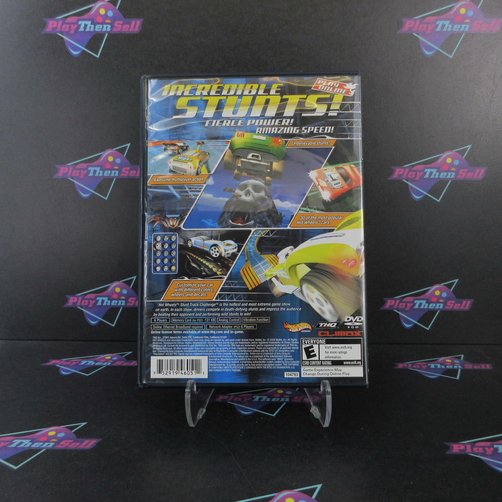 Hot Wheels Stunt Track Challenge PS2 PlayStation 2 Complete - Excellent