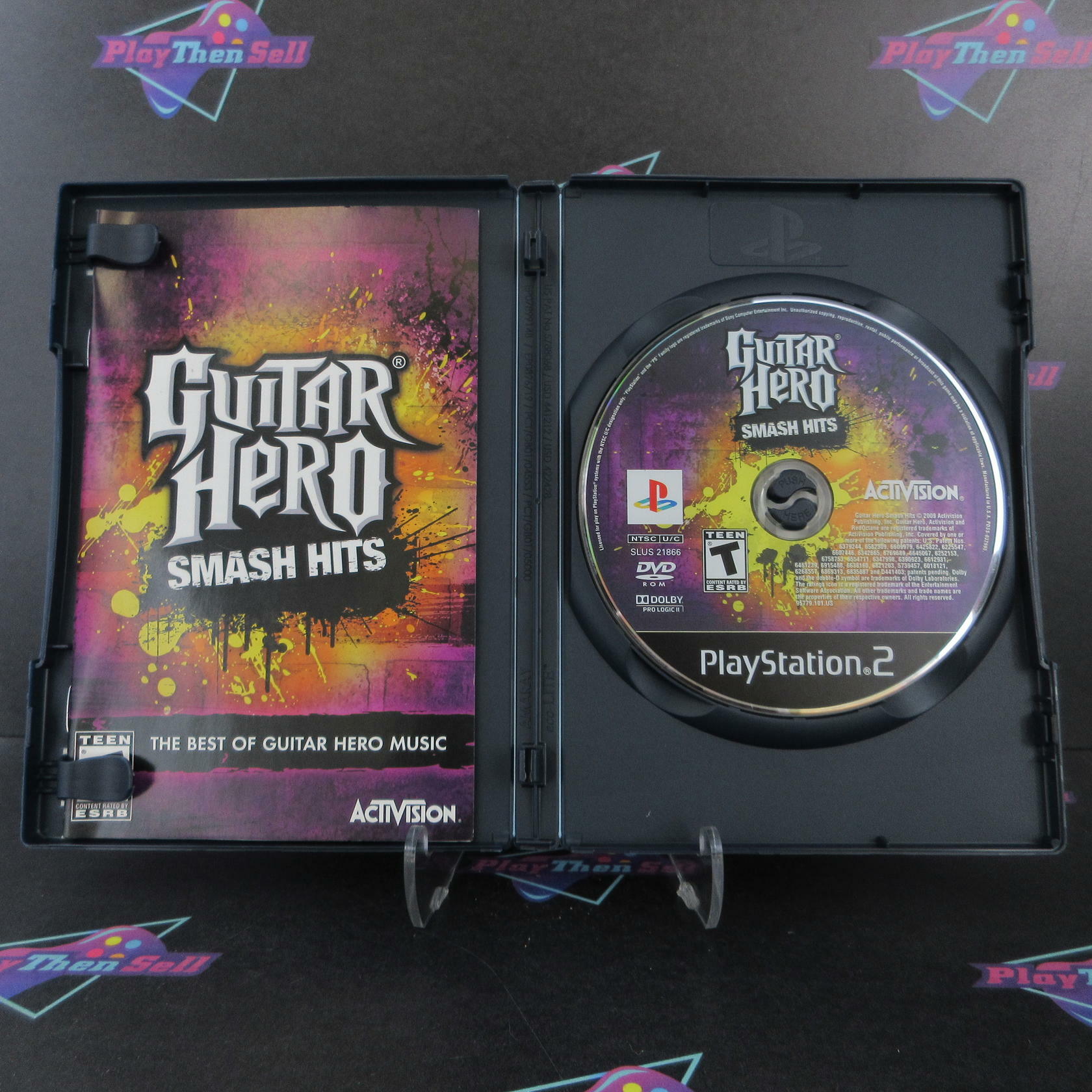 Guitar Hero Smash Hits PS2 PlayStation 2 Complete - Excellent