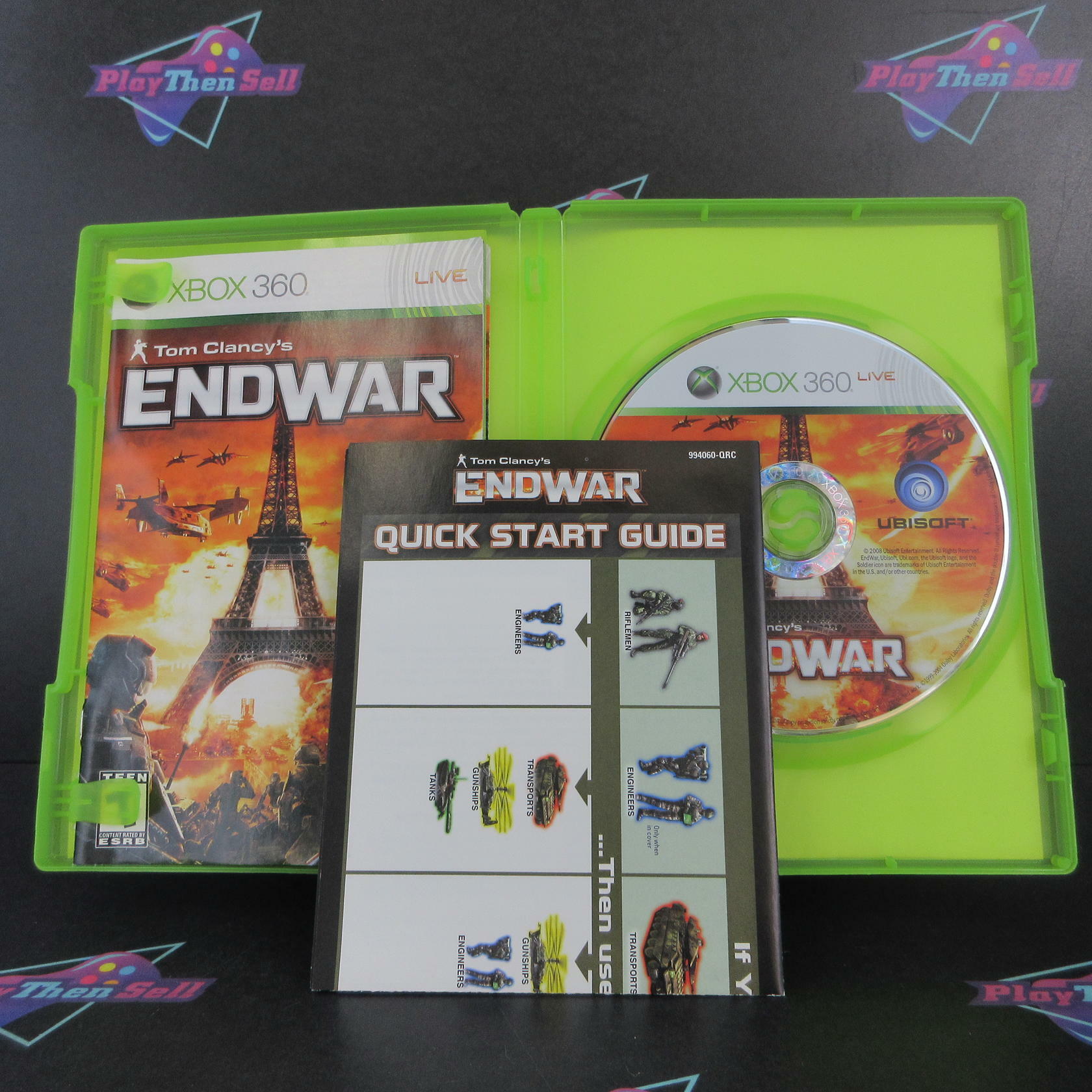 Tom Clancy's EndWar Xbox 360 + Guide Complete - Excellent