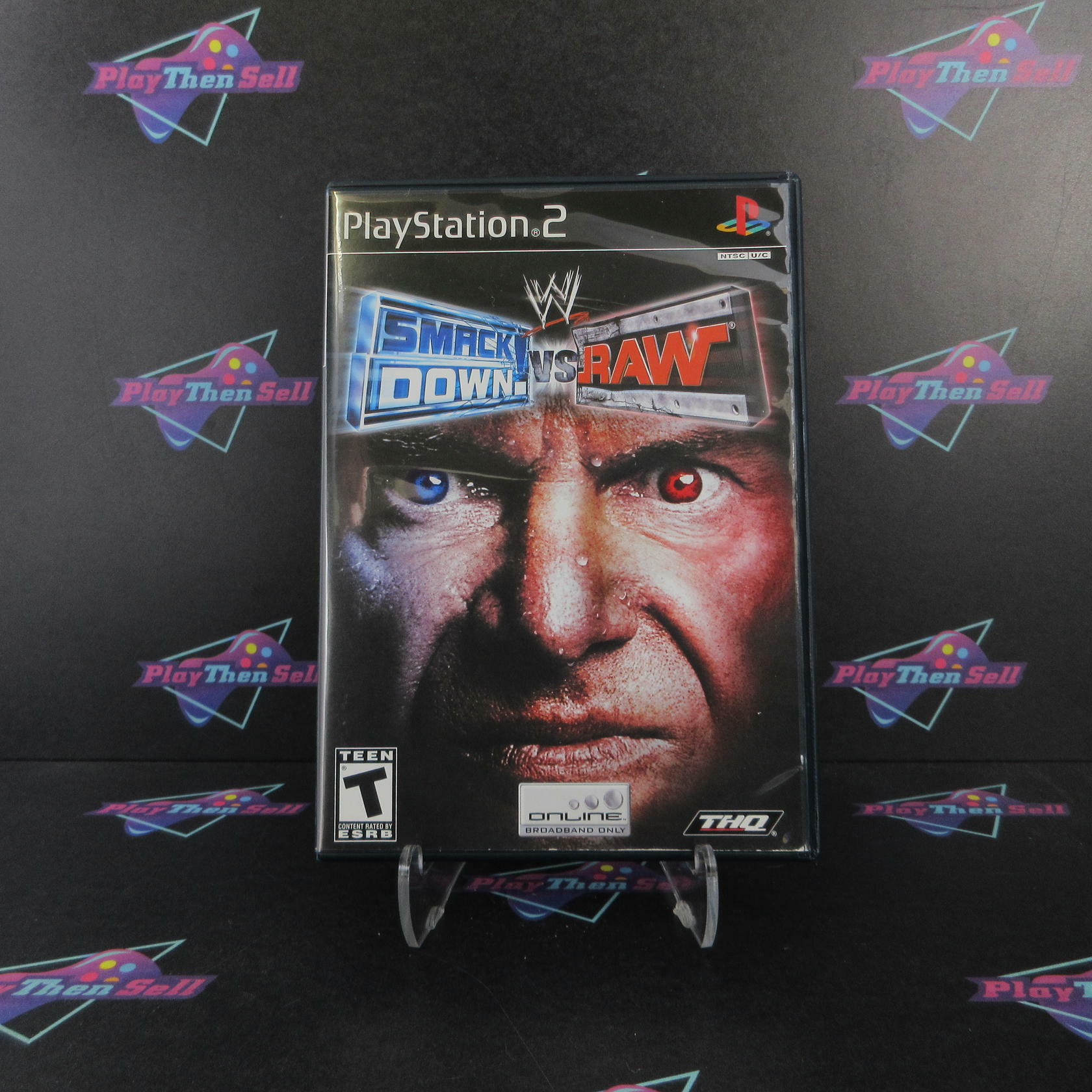 WWE SmackDown vs Raw PS2 PlayStation 2 Complete - Excellent
