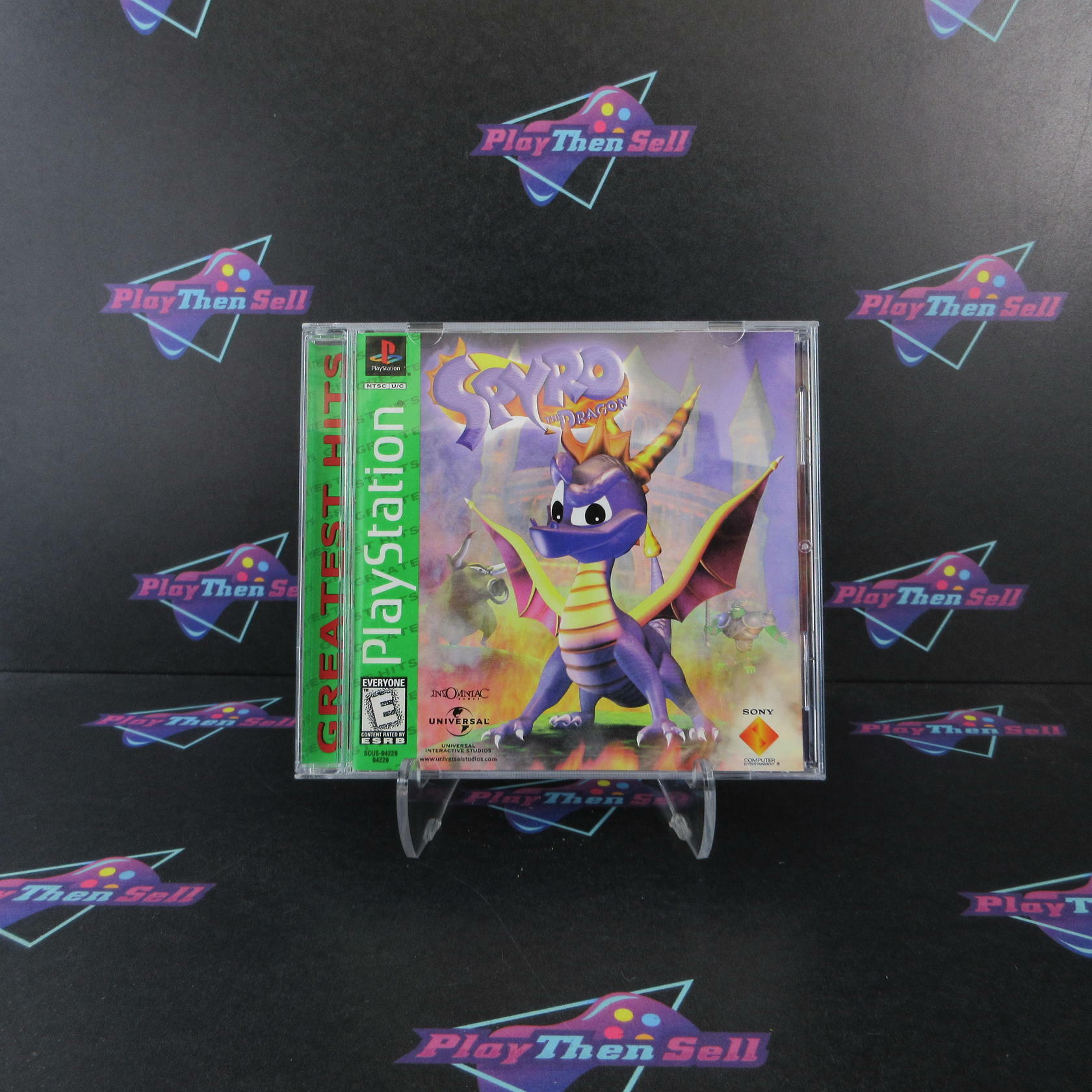 Spyro the Dragon PS1 PlayStation 1 GH Complete - Excellent