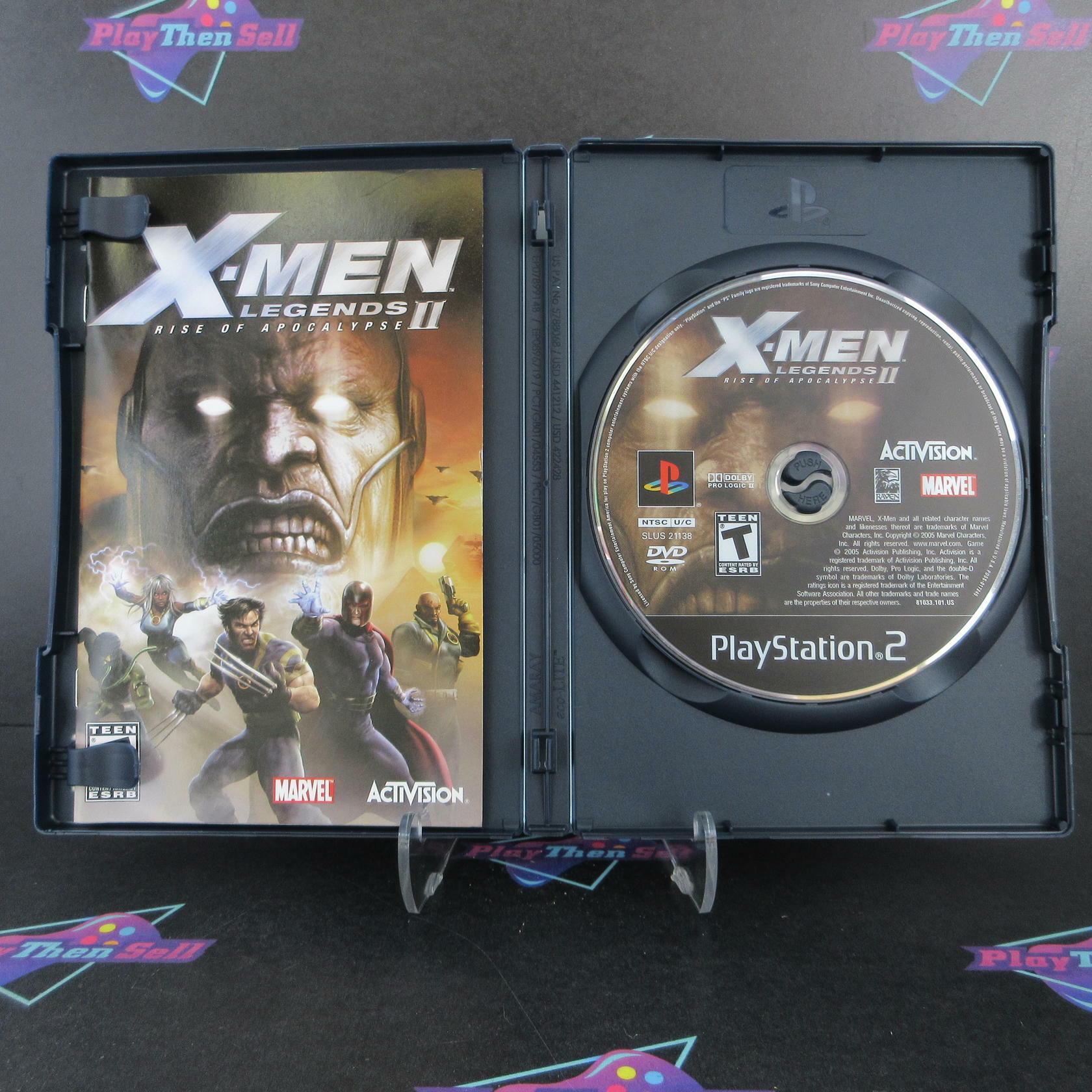 X-Men Legends II Rise of Apocalypse PS2 PlayStation 2 Complete - Excellent