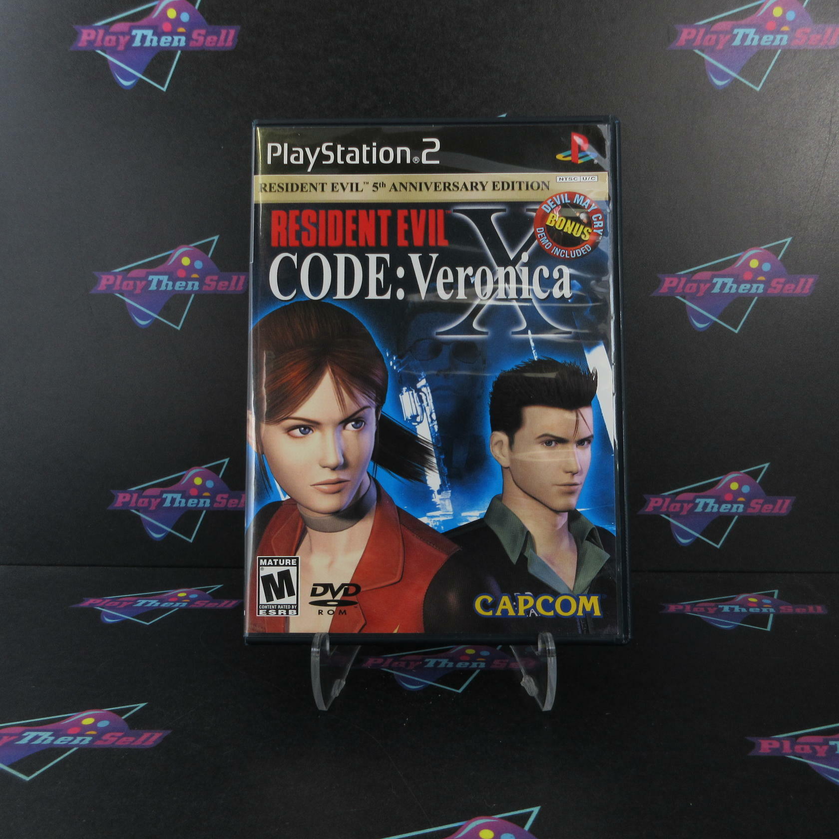 Resident Evil Code Veronica PS2 PlayStation 2 + Demo Disc Complete - Excellent