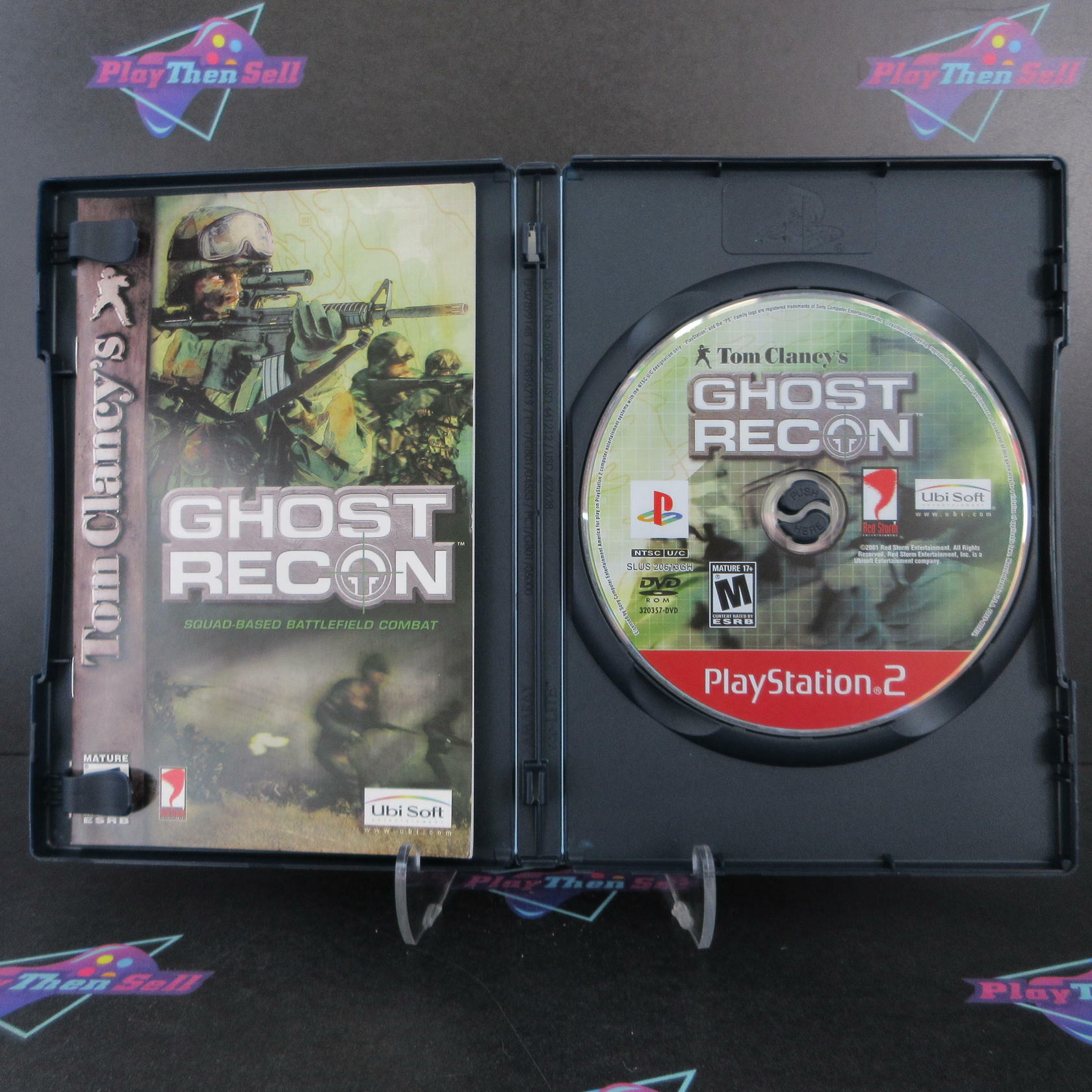 Tom Clancy's Ghost Recon PS2 PlayStation 2 GH + Reg Card Complete - Excellent