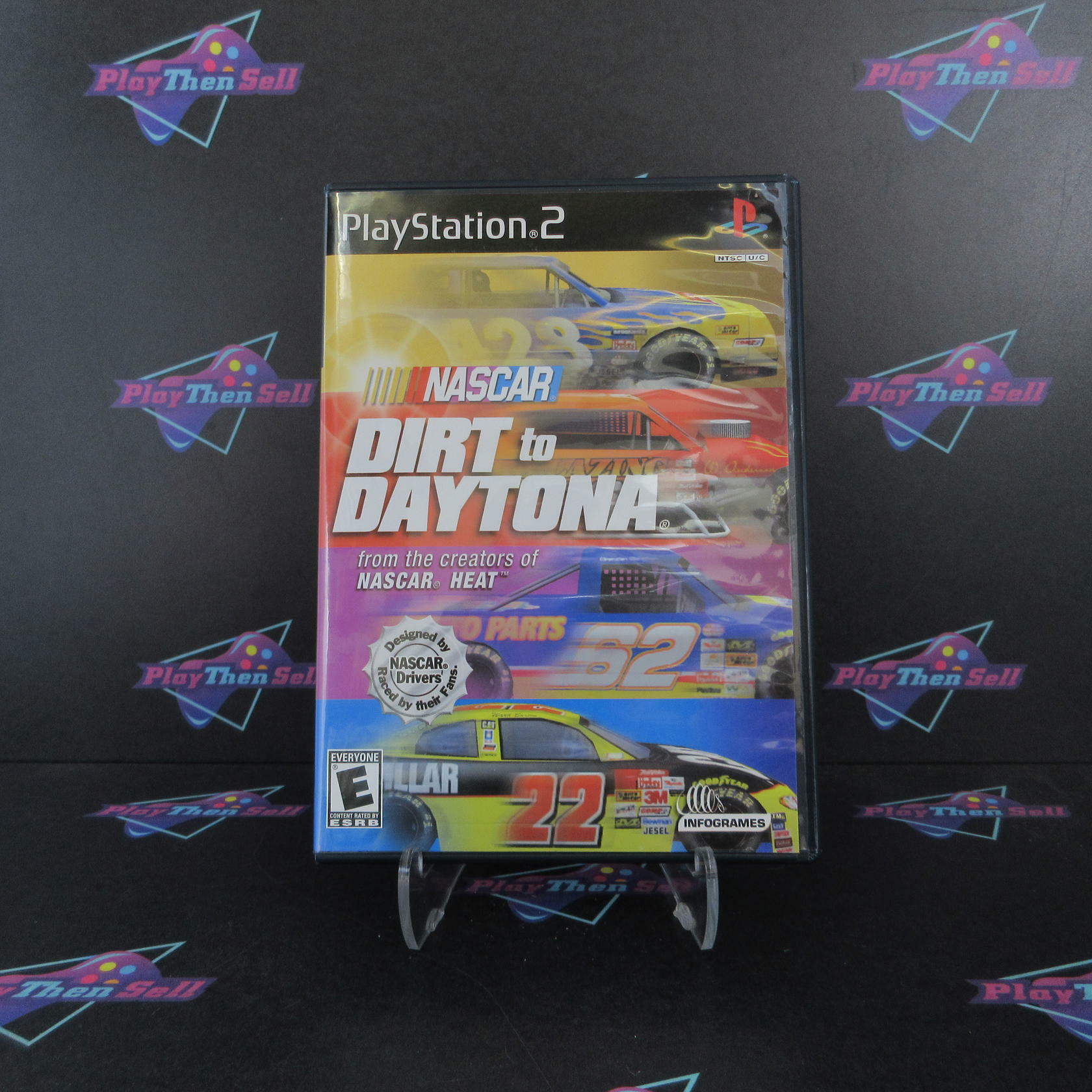 NASCAR Dirt to Daytona PS2 PlayStation 2 Complete - Excellent