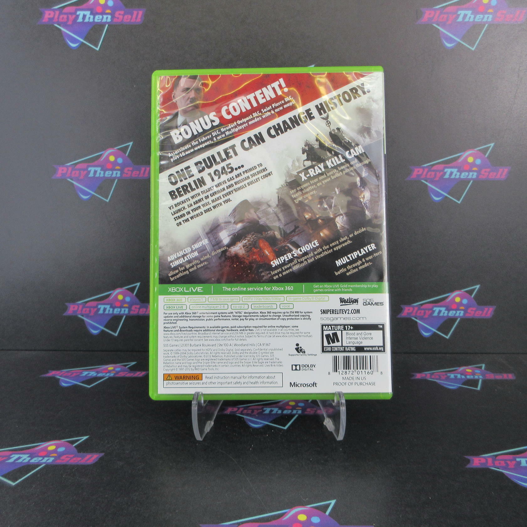 Sniper Elite V2 Silver Star Edition Xbox 360 Complete - Excellent