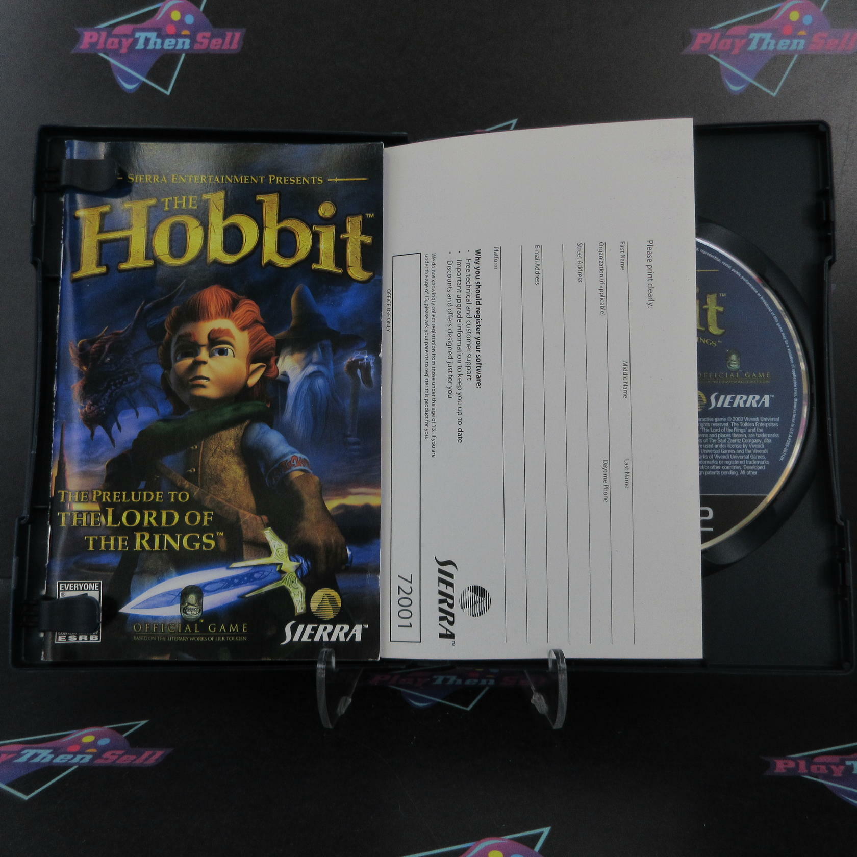 The Hobbit PS2 PlayStation 2 + Reg Card Complete - Excellent