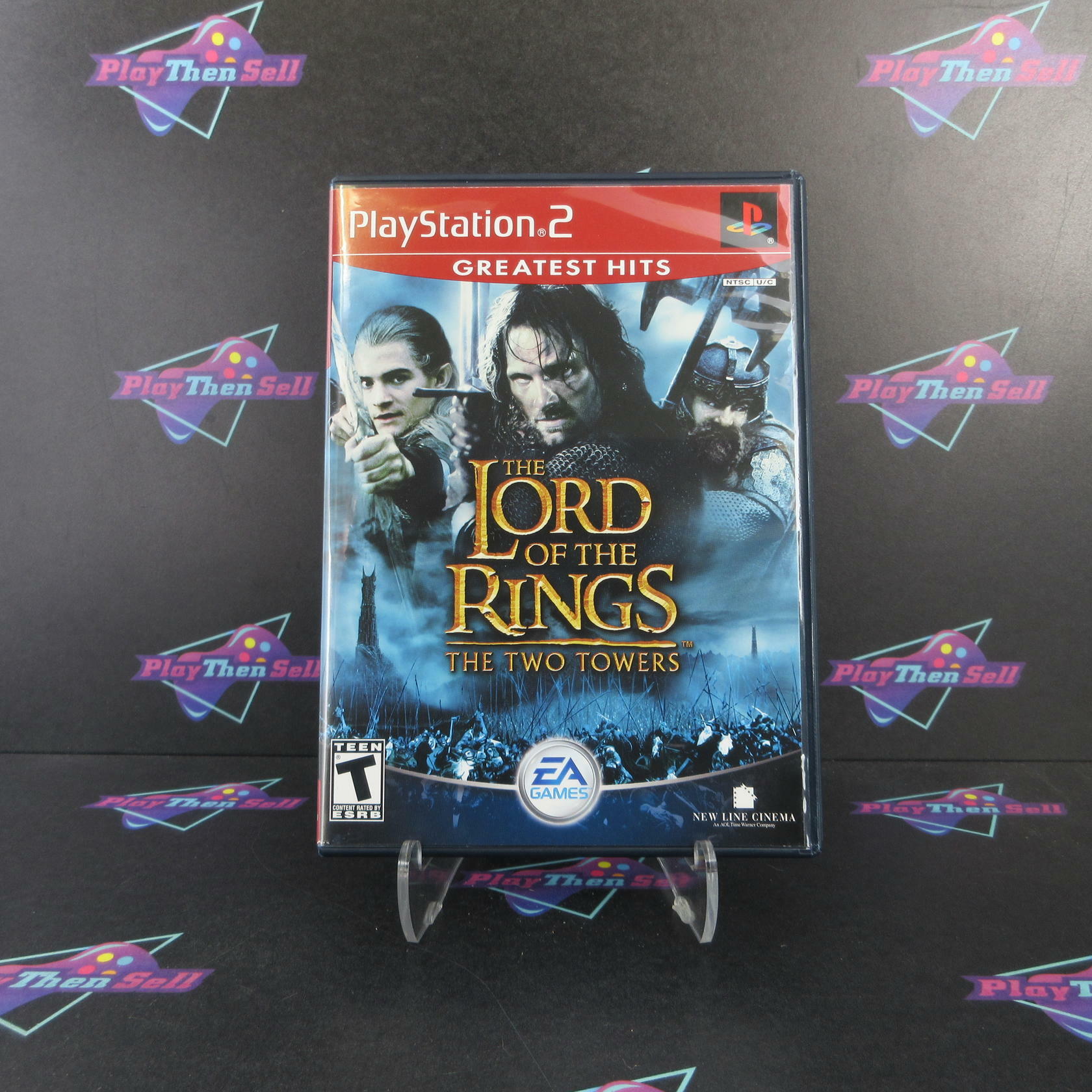Lord of the Rings The Two Towers PS2 PlayStation 2 GH Complete - Excellent
