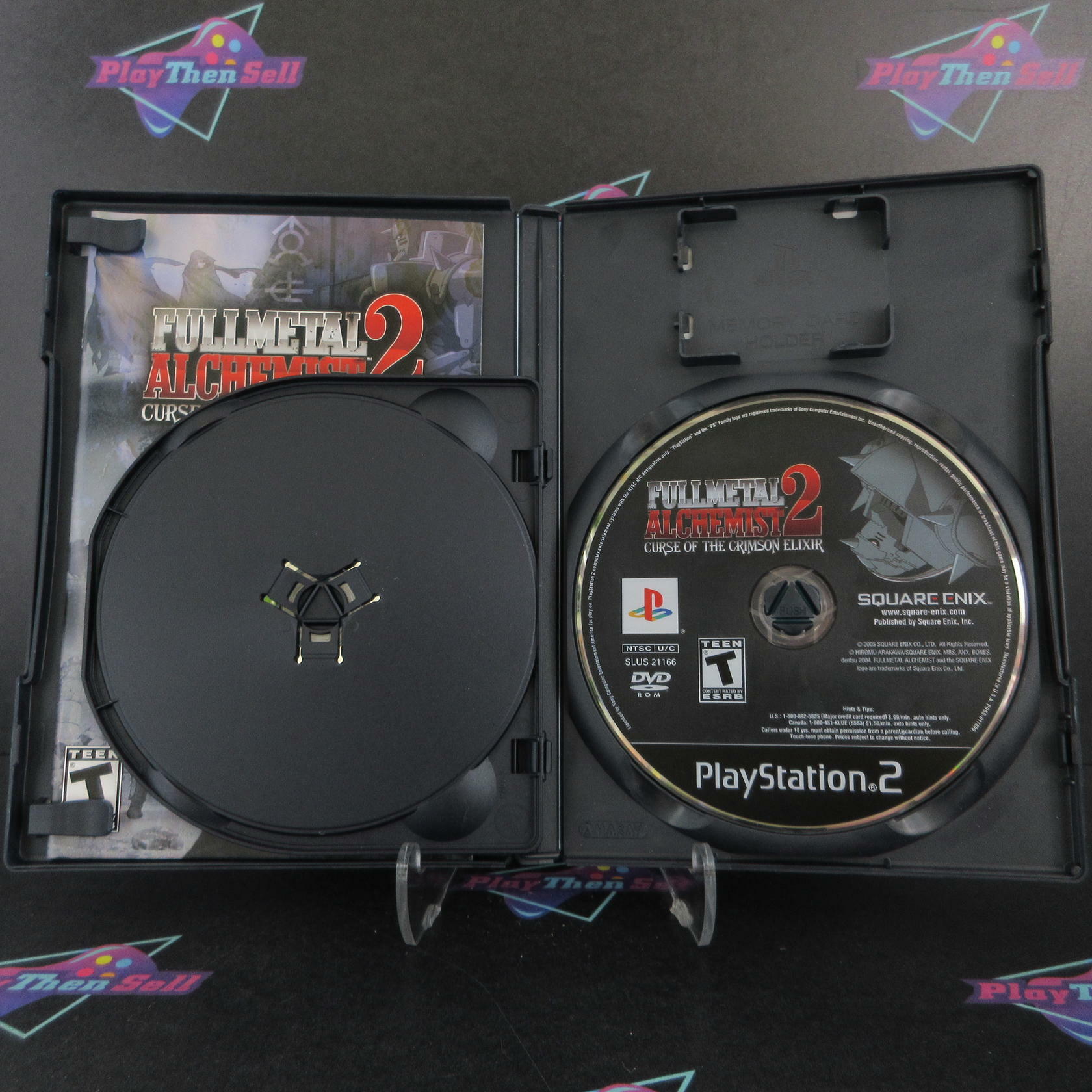 Fullmetal Alchemist 2 Curse of the Crimson Elixir PS2 PlayStation 2 + Bonus DVD - Refurbished