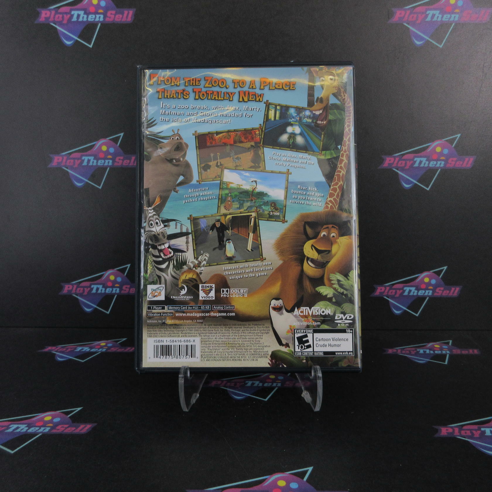 Madagascar PS2 PlayStation 2 Complete - Excellent