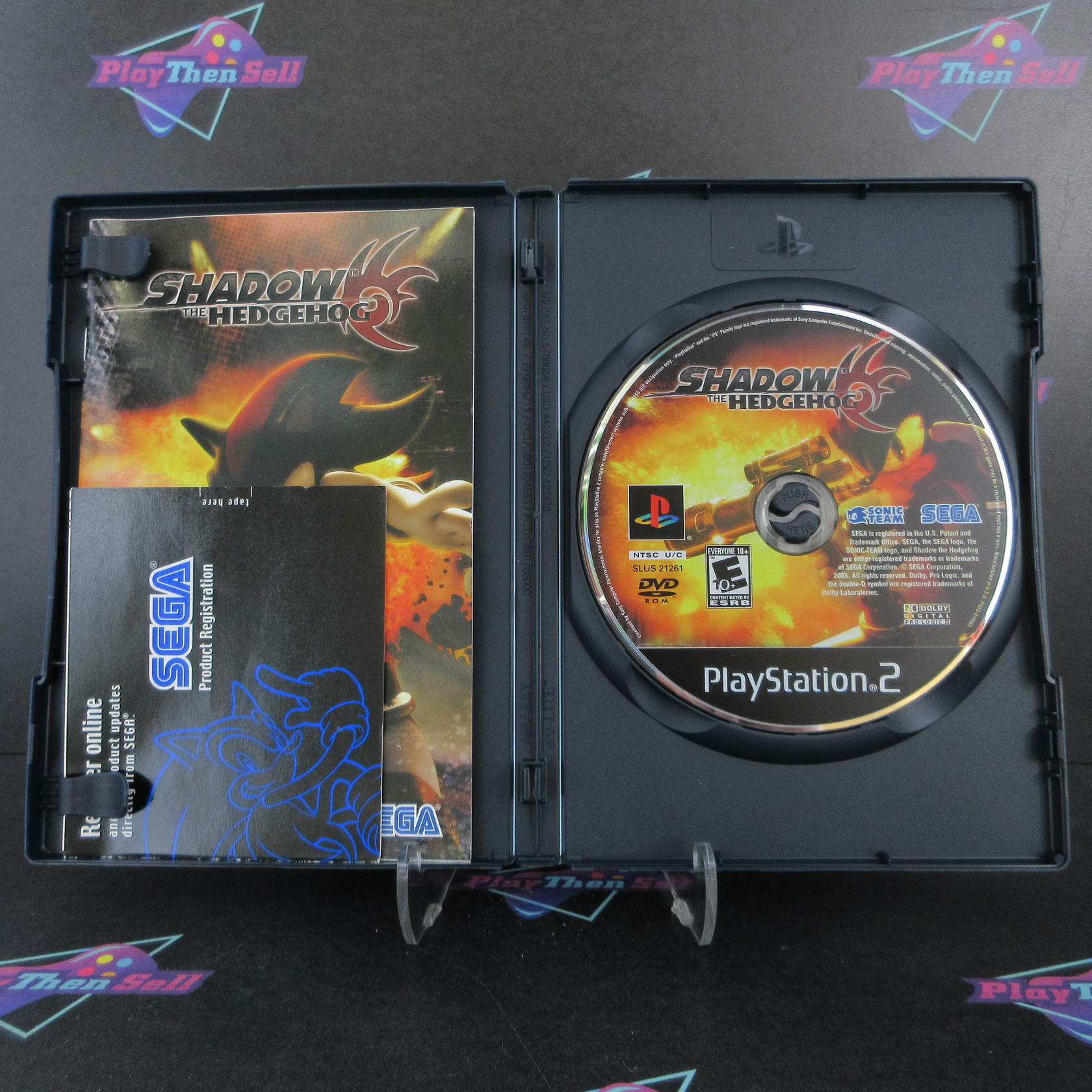 Shadow The Hedgehog PS2 PlayStation 2 + Reg Card Complete - Excellent