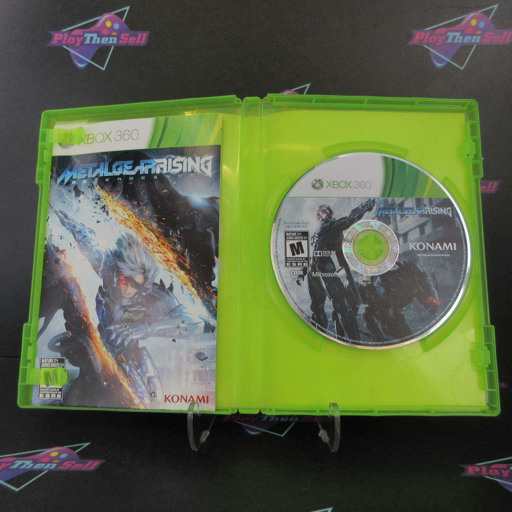 Metal Gear Rising Revengeance Xbox 360 AD Complete CIB - Very Good
