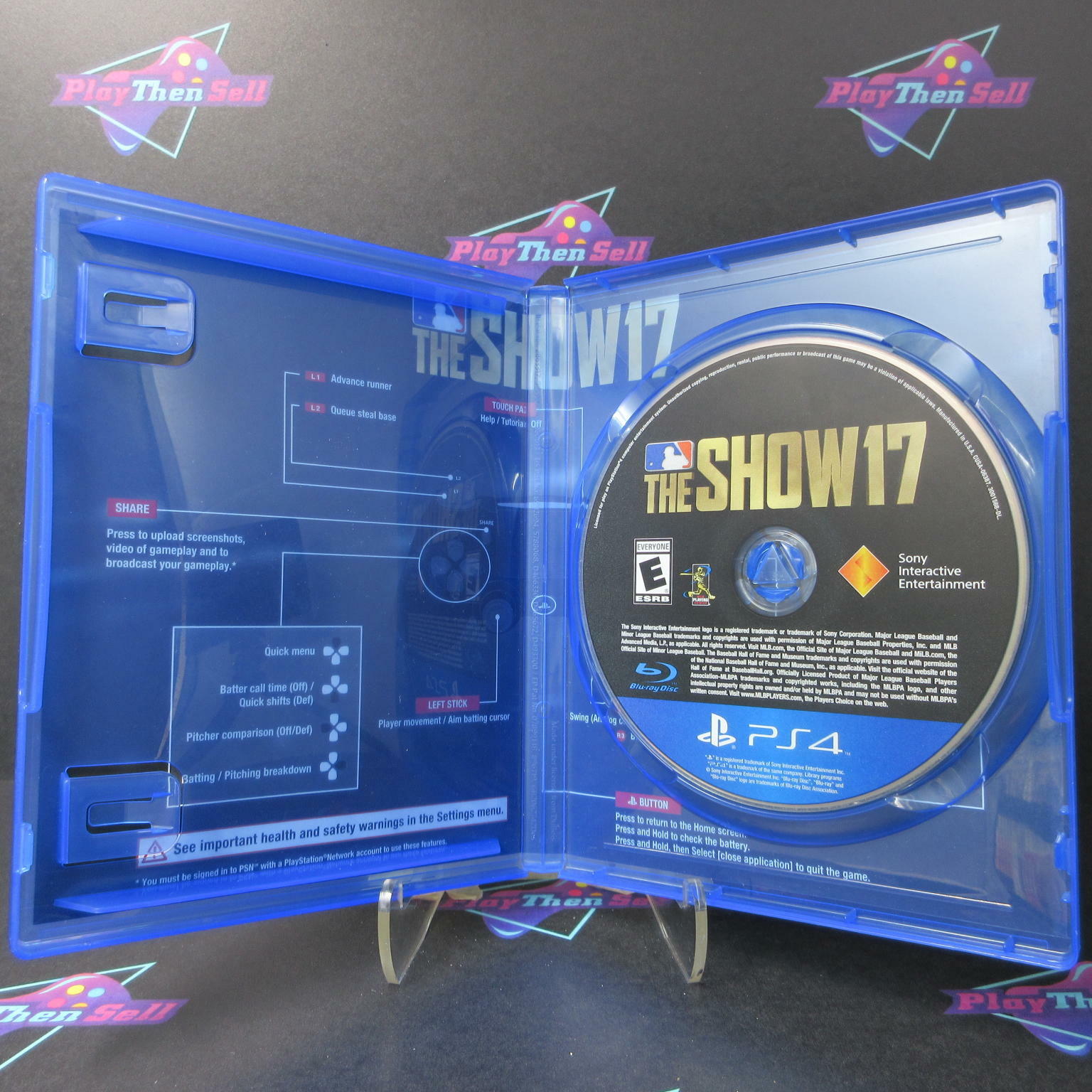 MLB The Show 17 PlayStation 4 PS4 AD - Very Good