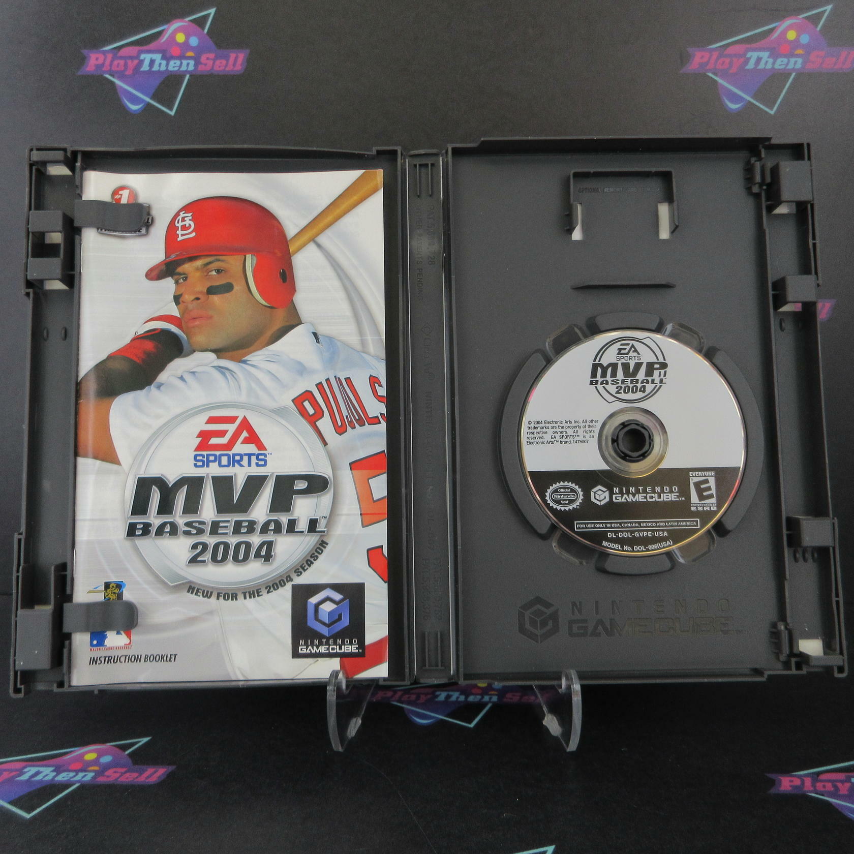 MVP Baseball 2004 Nintendo GameCube AD Complete CIB - Very Good