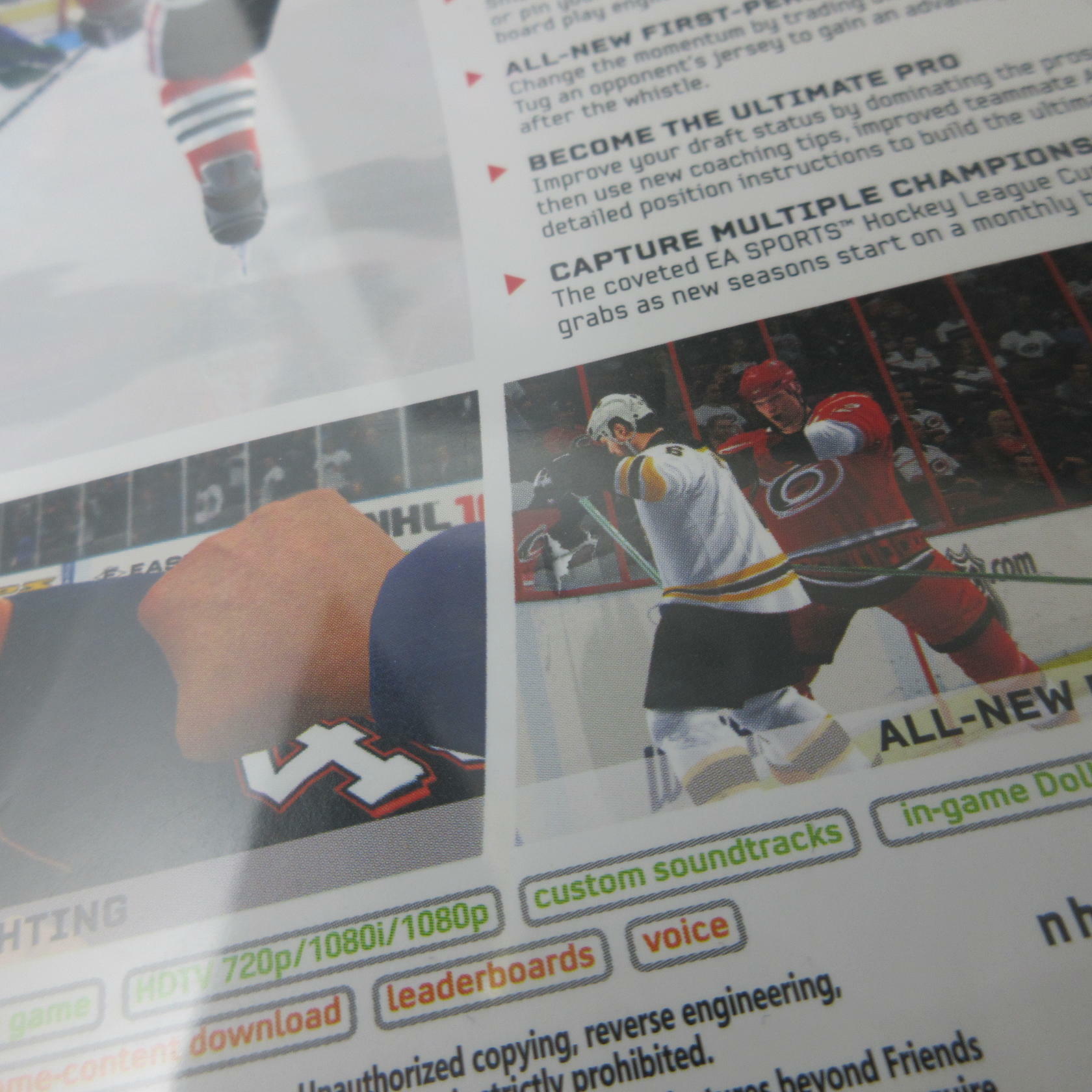 NHL 10 Xbox 360 AD Complete CIB - Very Good