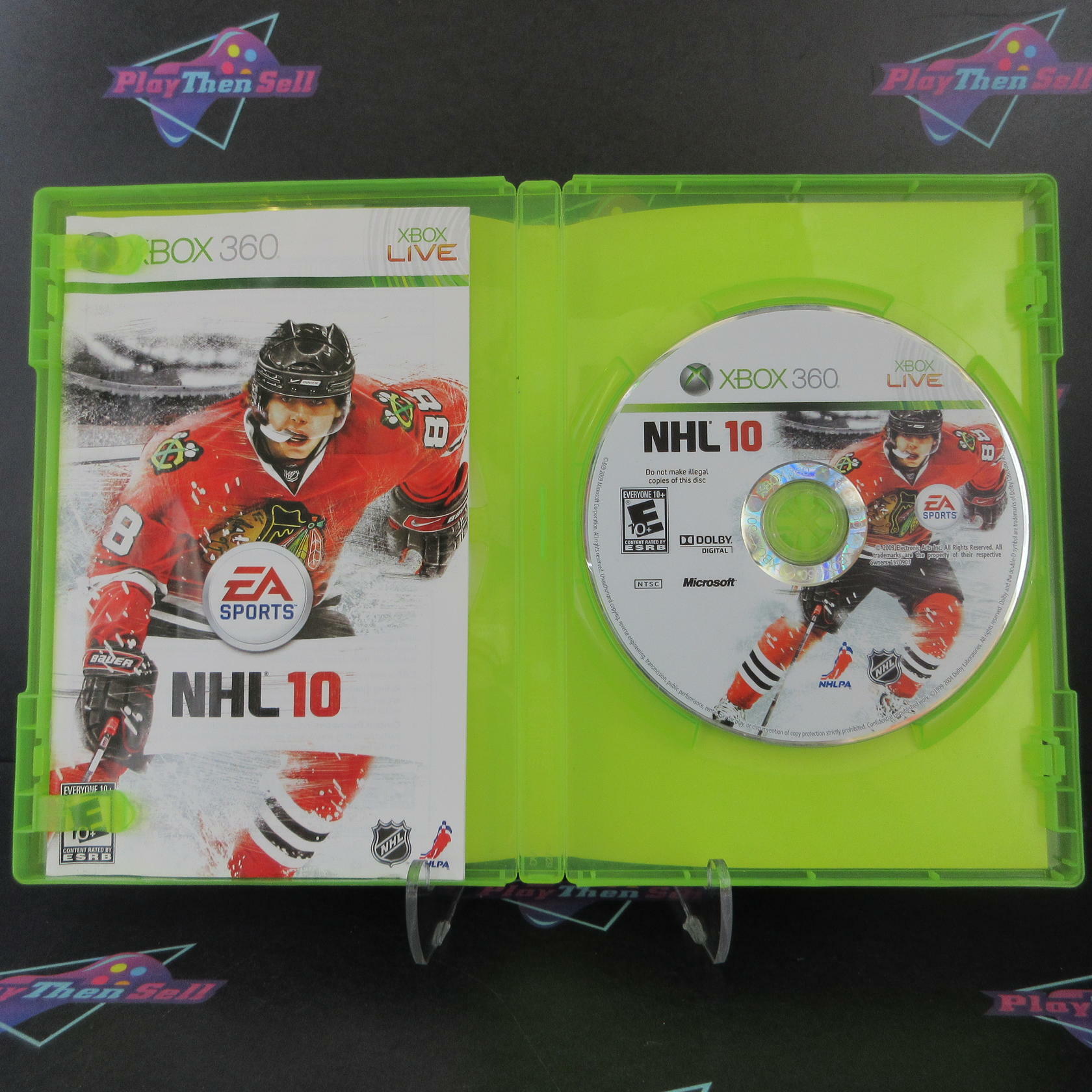 NHL 10 Xbox 360 AD Complete CIB - Very Good
