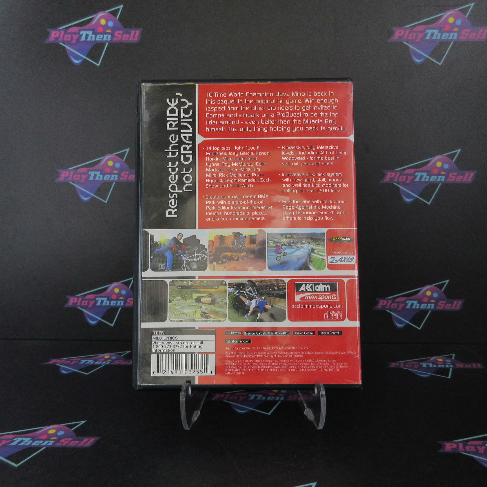 Dave Mirra 2 Freestyle BMX PS2 PlayStation 2 AD/NM - Very Good