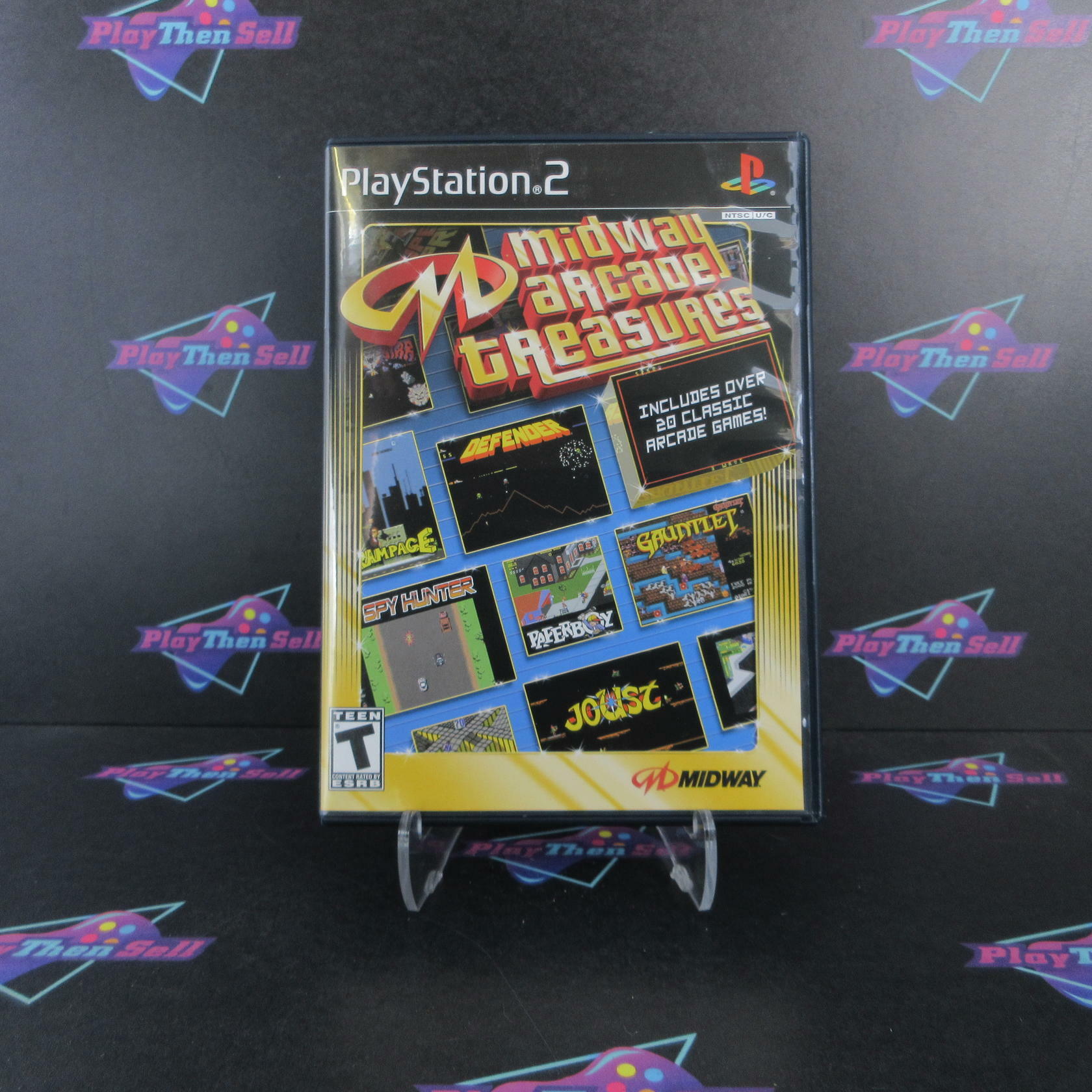 Midway Arcade Treasures PS2 PlayStation 2 + Reg Card Complete - Excellent