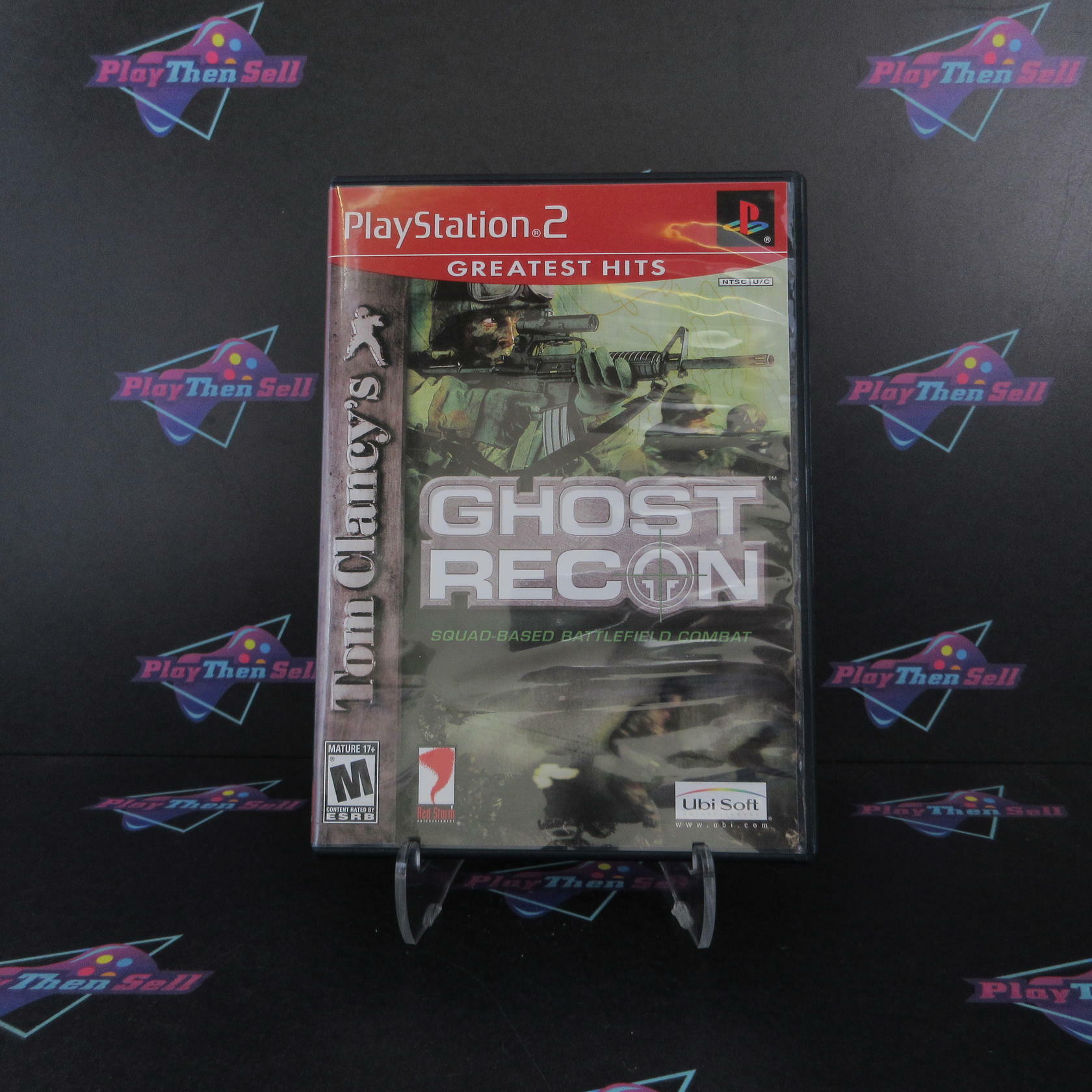 Tom Clancy's Ghost Recon PS2 PlayStation 2 GH + Reg Card Complete - Excellent