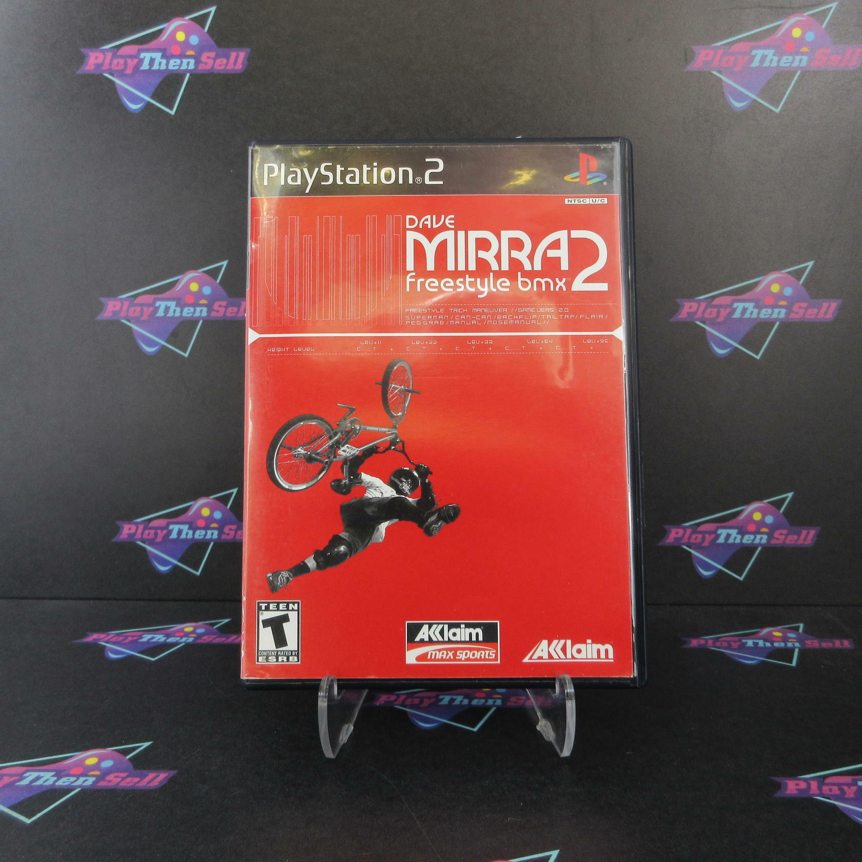 Dave Mirra 2 Freestyle BMX PS2 PlayStation 2 AD/NM - Very Good